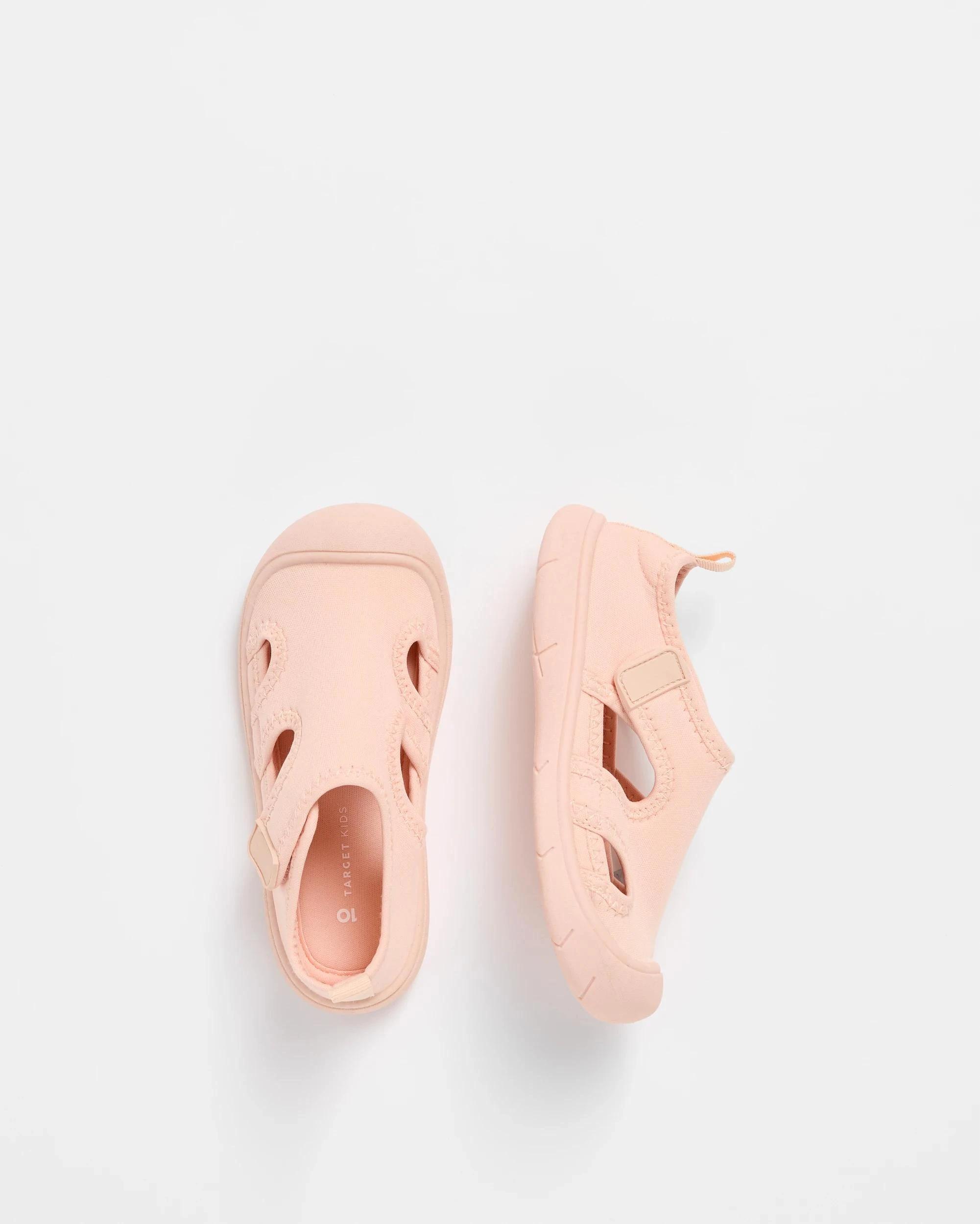 2 Target Kids Girls First Walker/Junior Aqua Sock PINK, 2 of 3