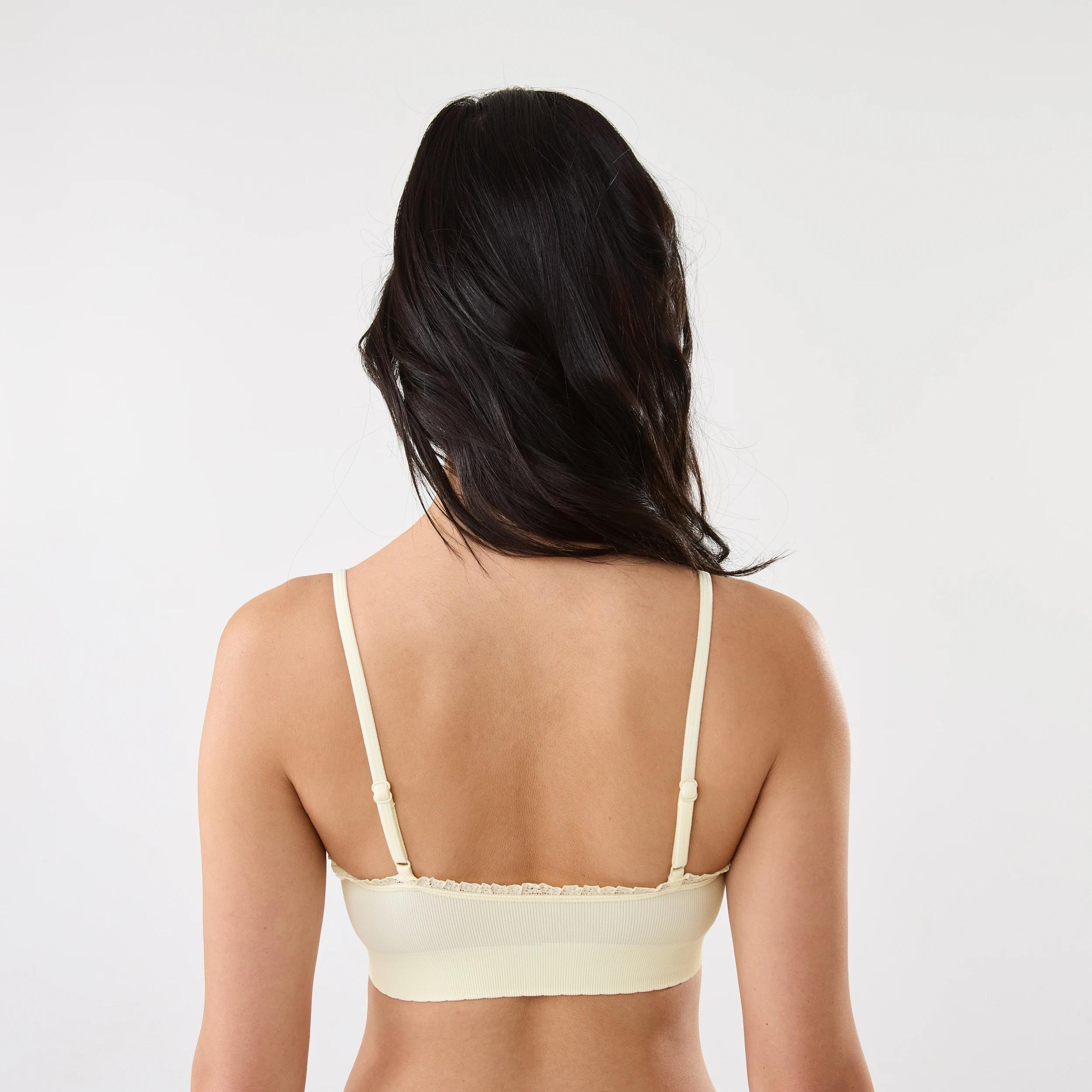 7 2 Pack Seamfree Rib Bralette Lemoncello, 7 of 10