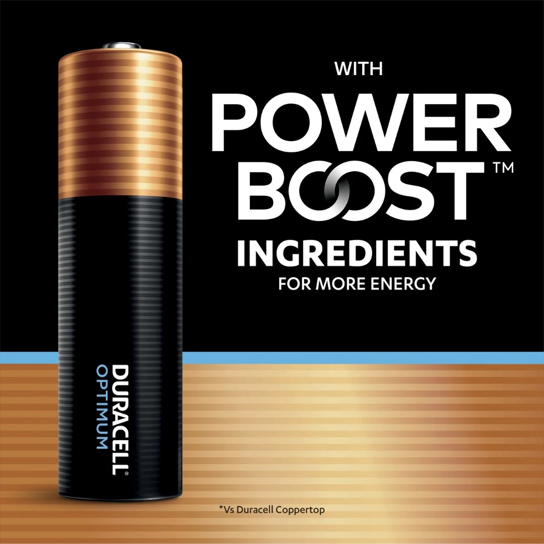 4 Duracell Optimum Alkaline AA 10 Pack Batteries, 4 of 7