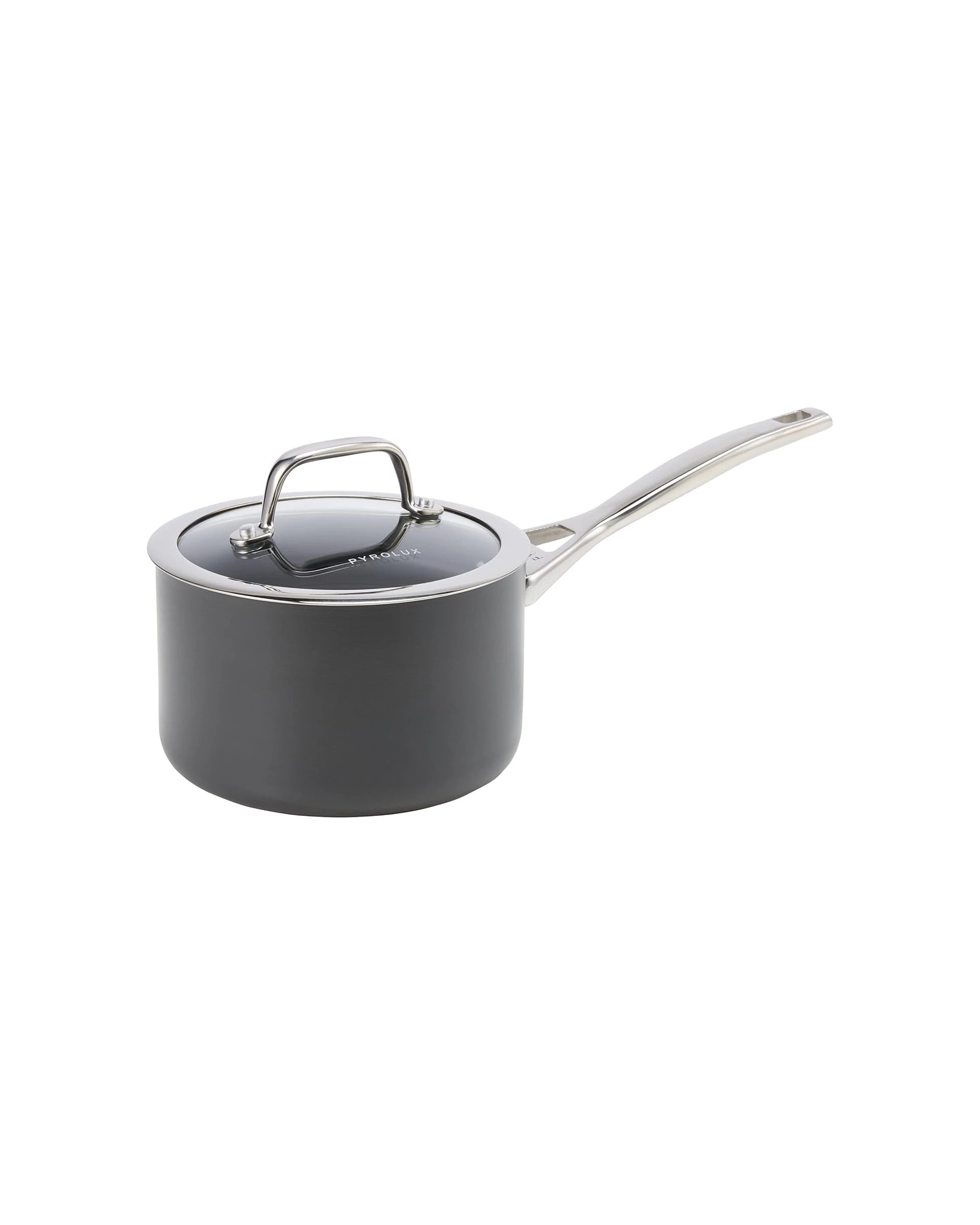 1 Pyrolux Heavy Duty Saucepan Non Stick Aluminium With Lid 16cm - Grey, 1 of 2