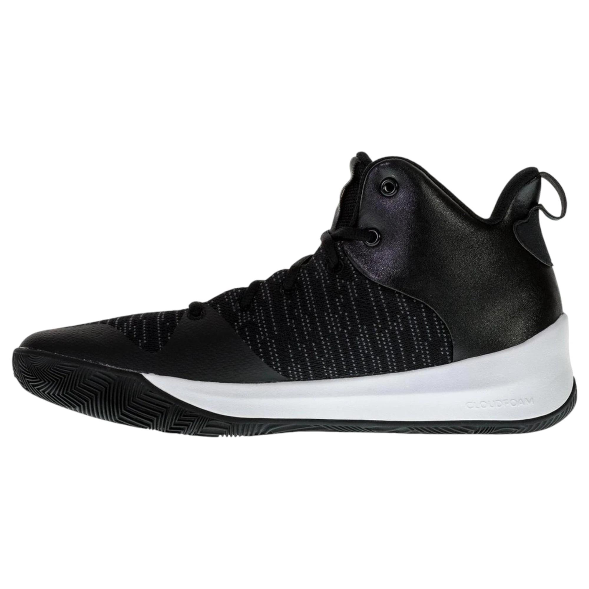 2 Adidas Mens Explosive Flash Black/ Carbon/ White Basketball Shoes BLACK/CARBON/WHITE, 2 of 8