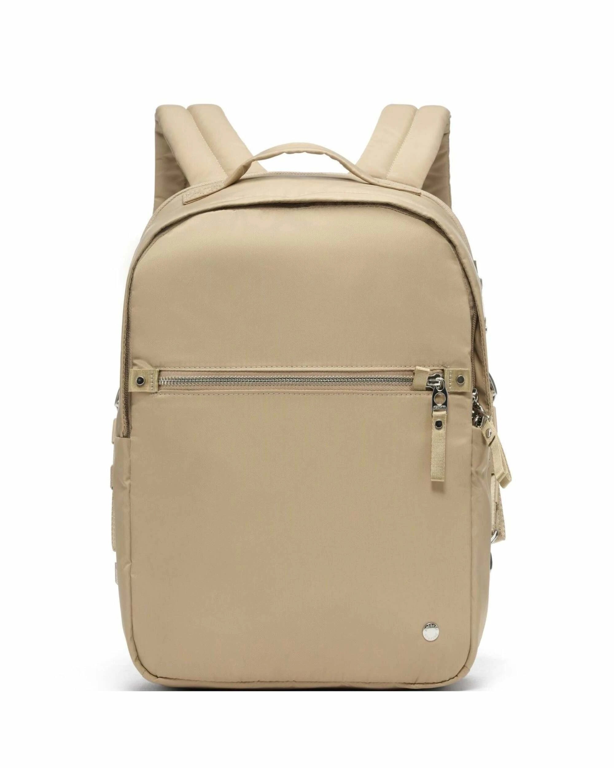 1 PacSafe W Anti-Theft Laptop Backpack - 13-Inch / 10L - Taupe - Brown, 1 of 4