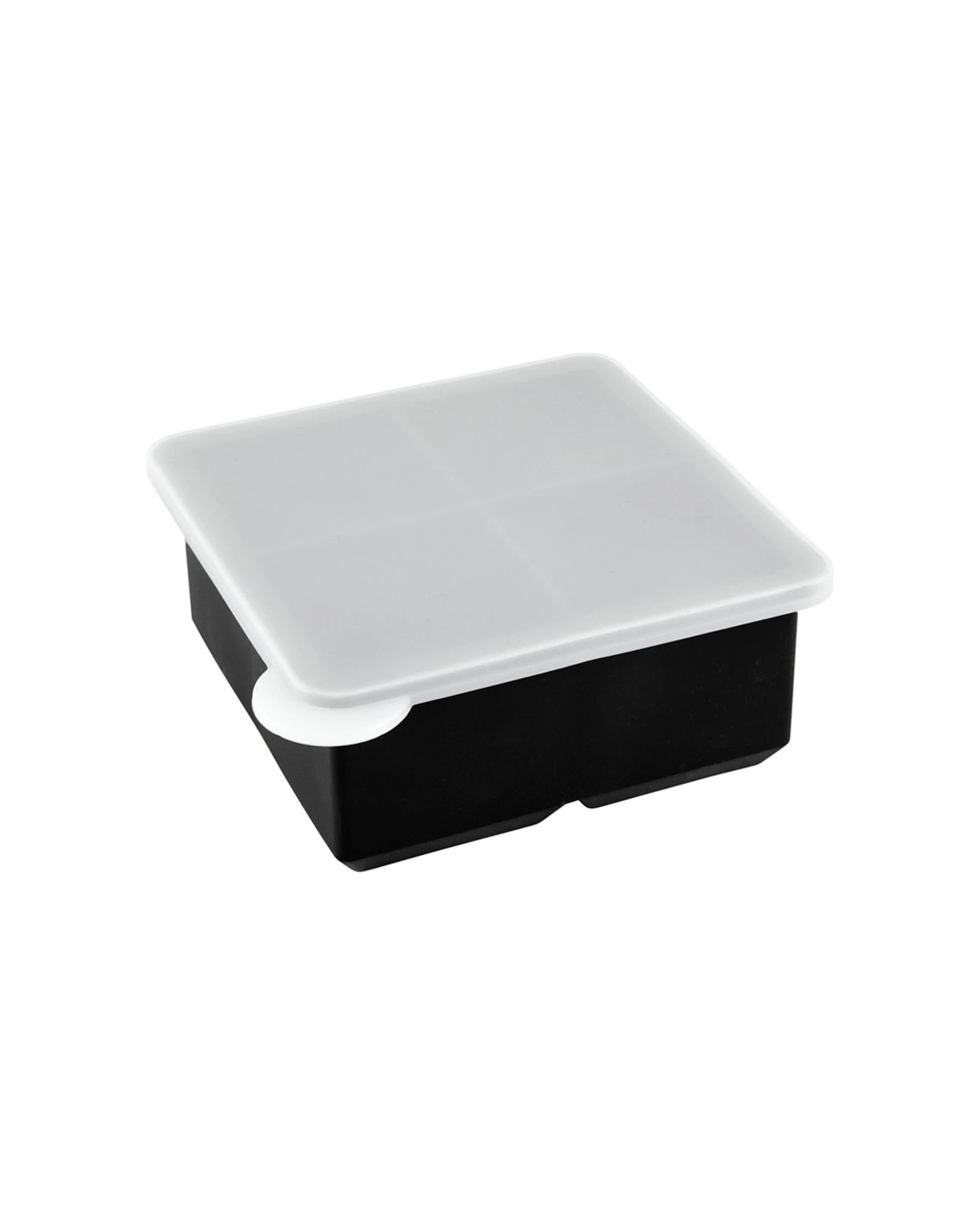 3 Maxwell & Williams 4x Cocktail & Co. Ice Cube Tray & Lid Set Makes 4 Ice Cubes - Black, 3 of 3