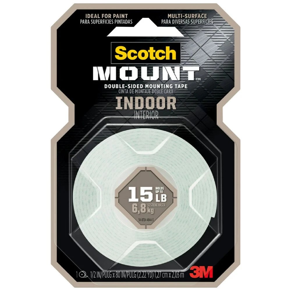 1 Scotch Indoor Mounting Tape 1.3cm x 1.9m, 1 of 5
