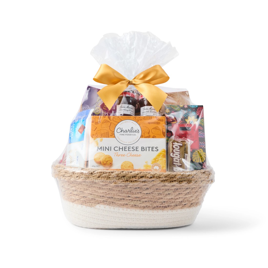 1 Medium Woven Basket Hamper, 1 of 6