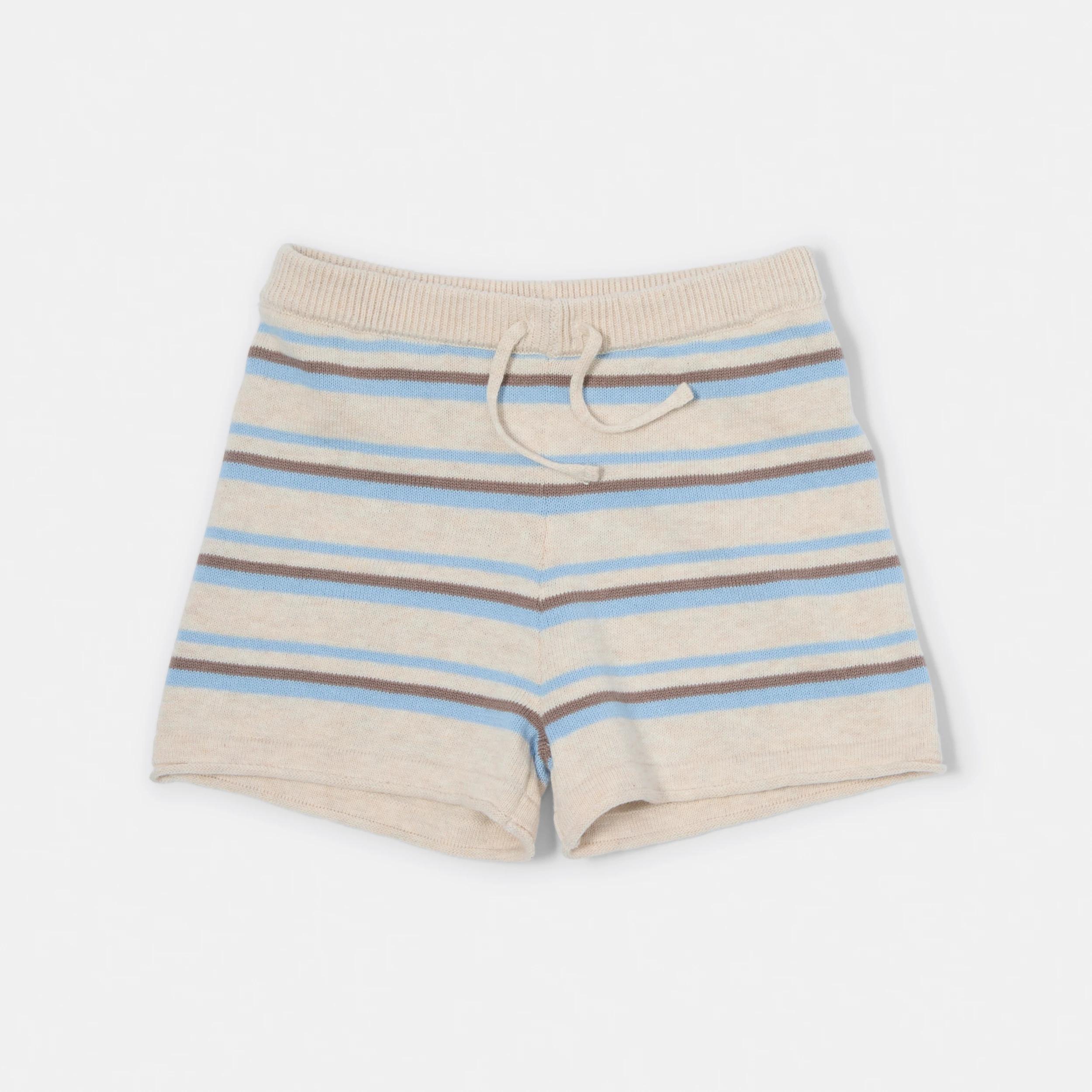 4 2 Piece Short Sleeve True Knit Set BLUE STRIPES, 4 of 6