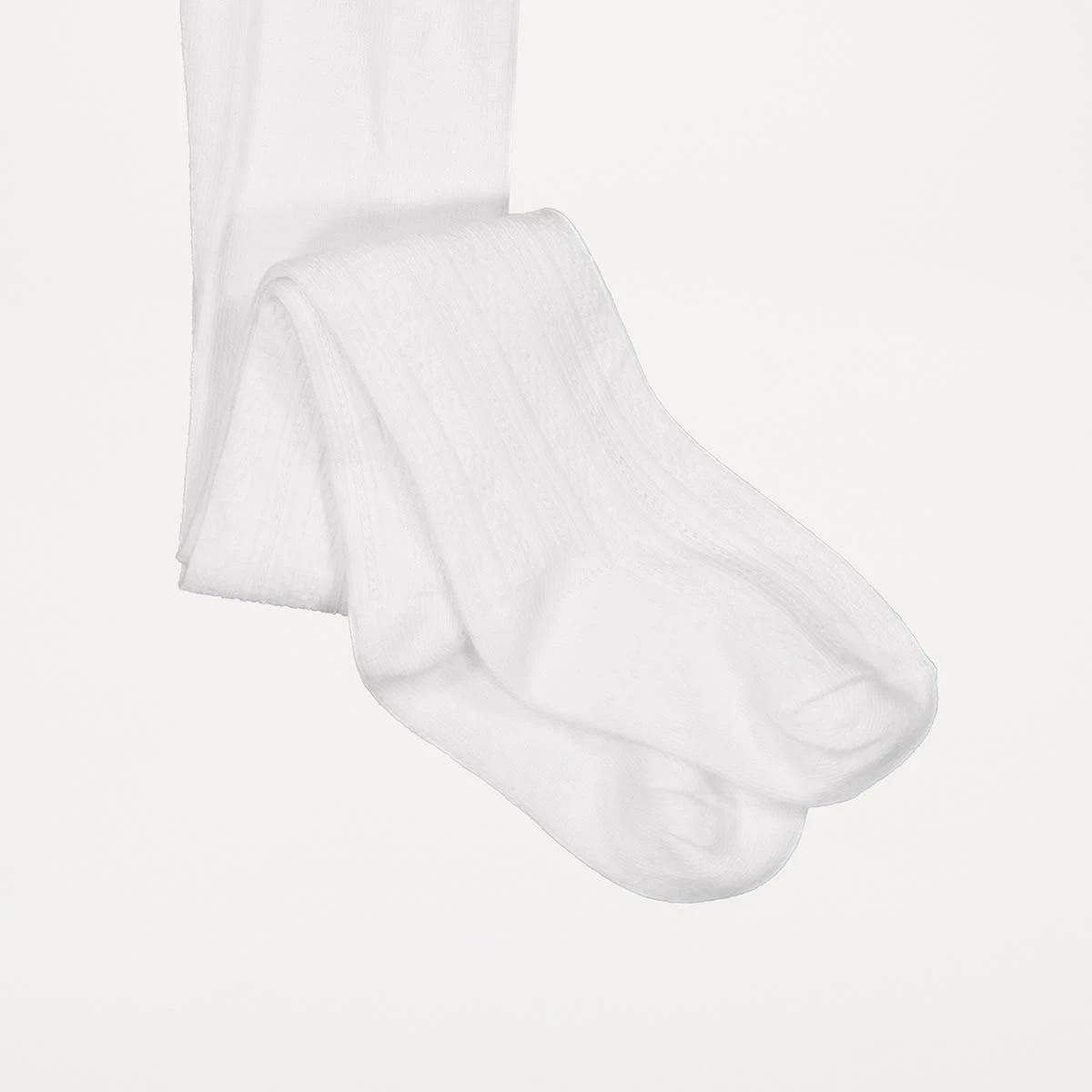 4 3 Pack Cable Tights Pink White, 4 of 6