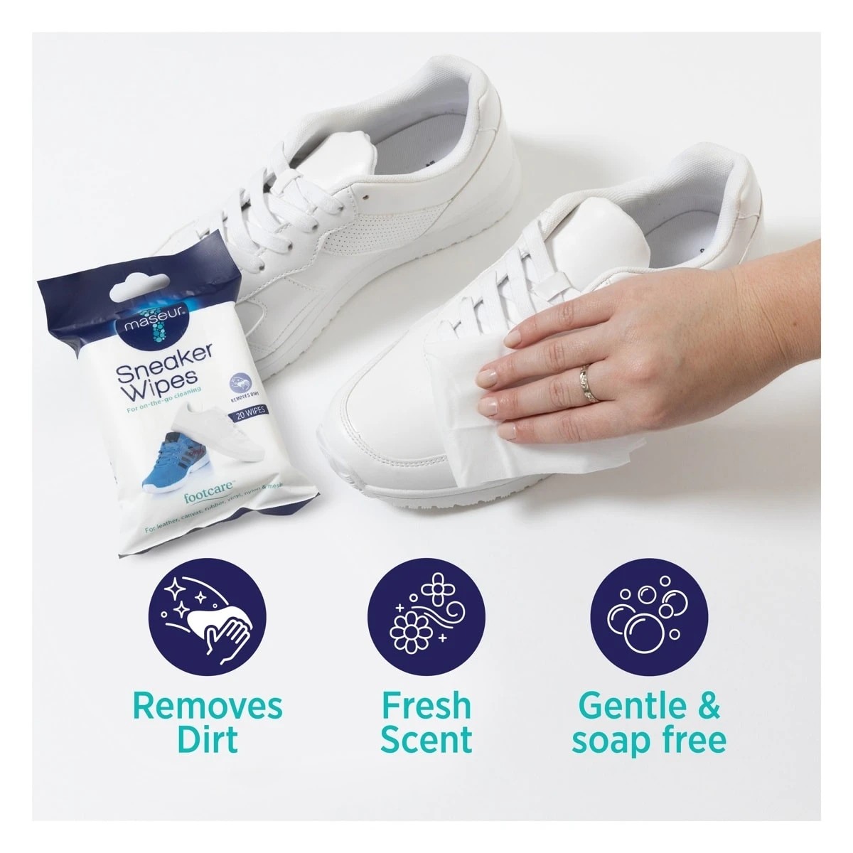 5 20 Pack Maseur Footcare Sneaker Wipes, 5 of 5
