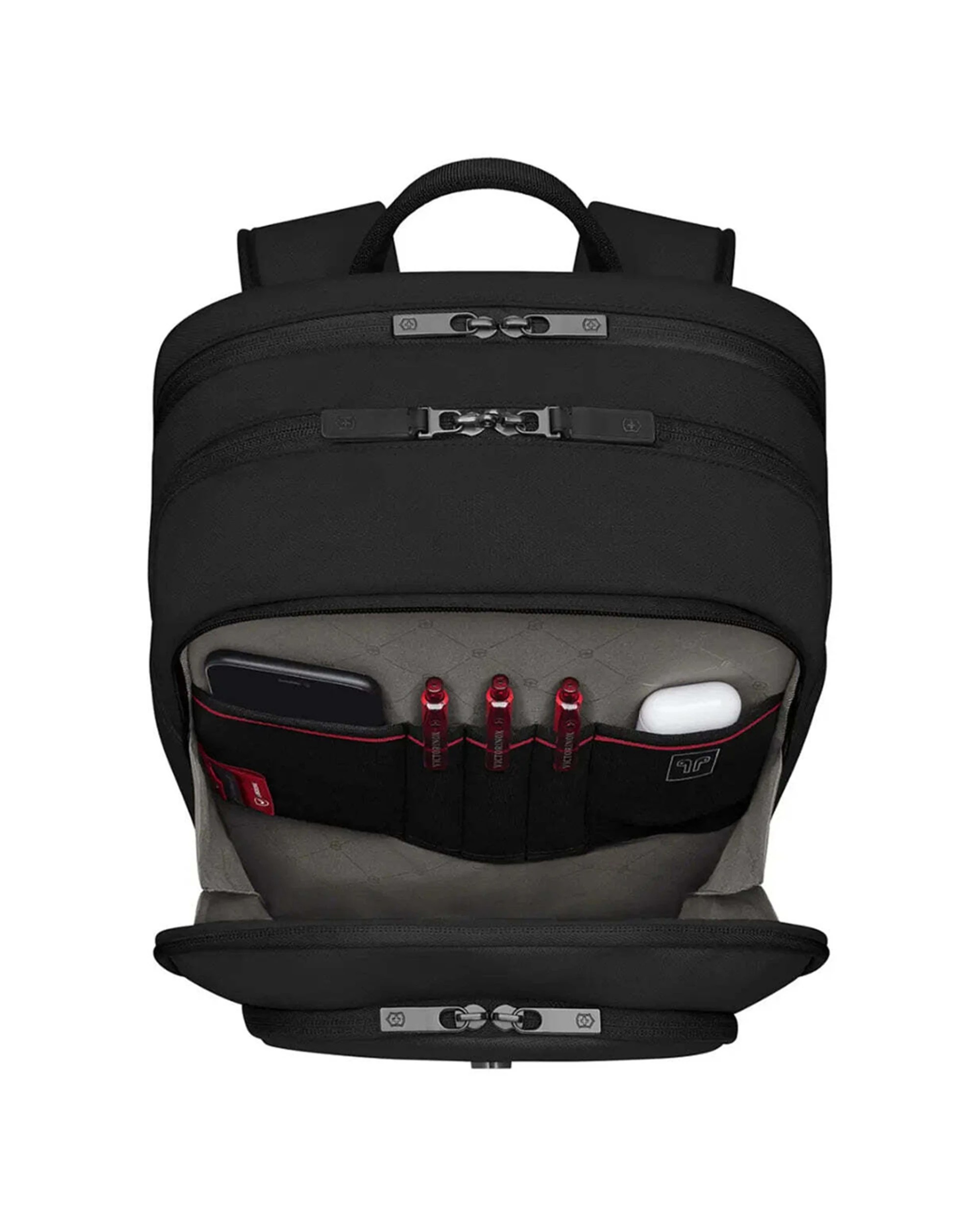 5 Victorinox Altmont Modern Deluxe 15.6in Laptop Backpack Compartments Water Resistant 27L - Black, 5 of 8