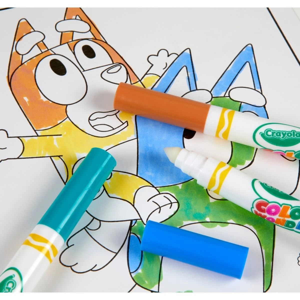 4 Crayola Color Wonder Bluey Mess-Free Colouring Kit, 4 of 5