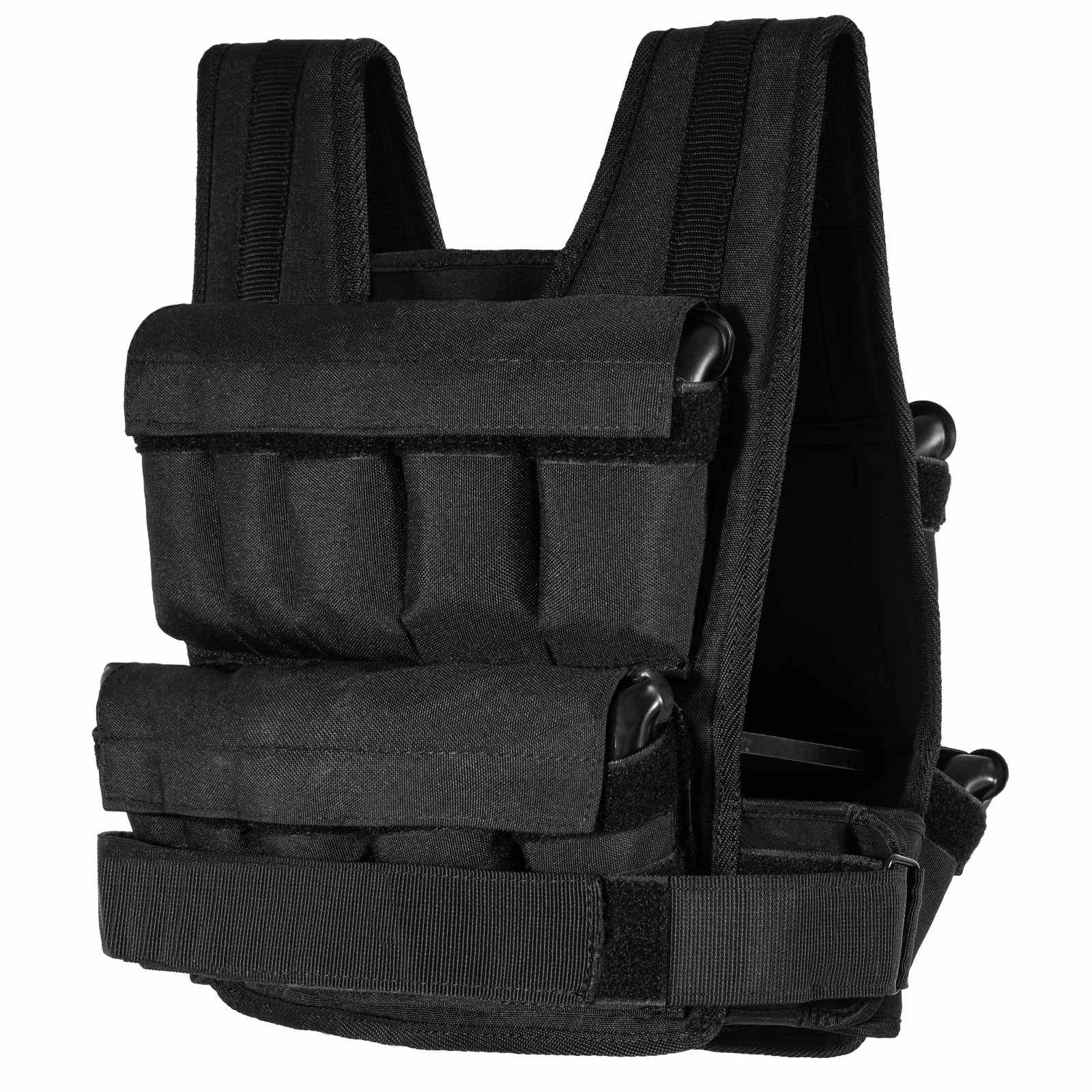 1 Costway 20Kg Adjustable Weighted Vest Men Women Fitness Strength Training Gym Exercise, 1 of 1