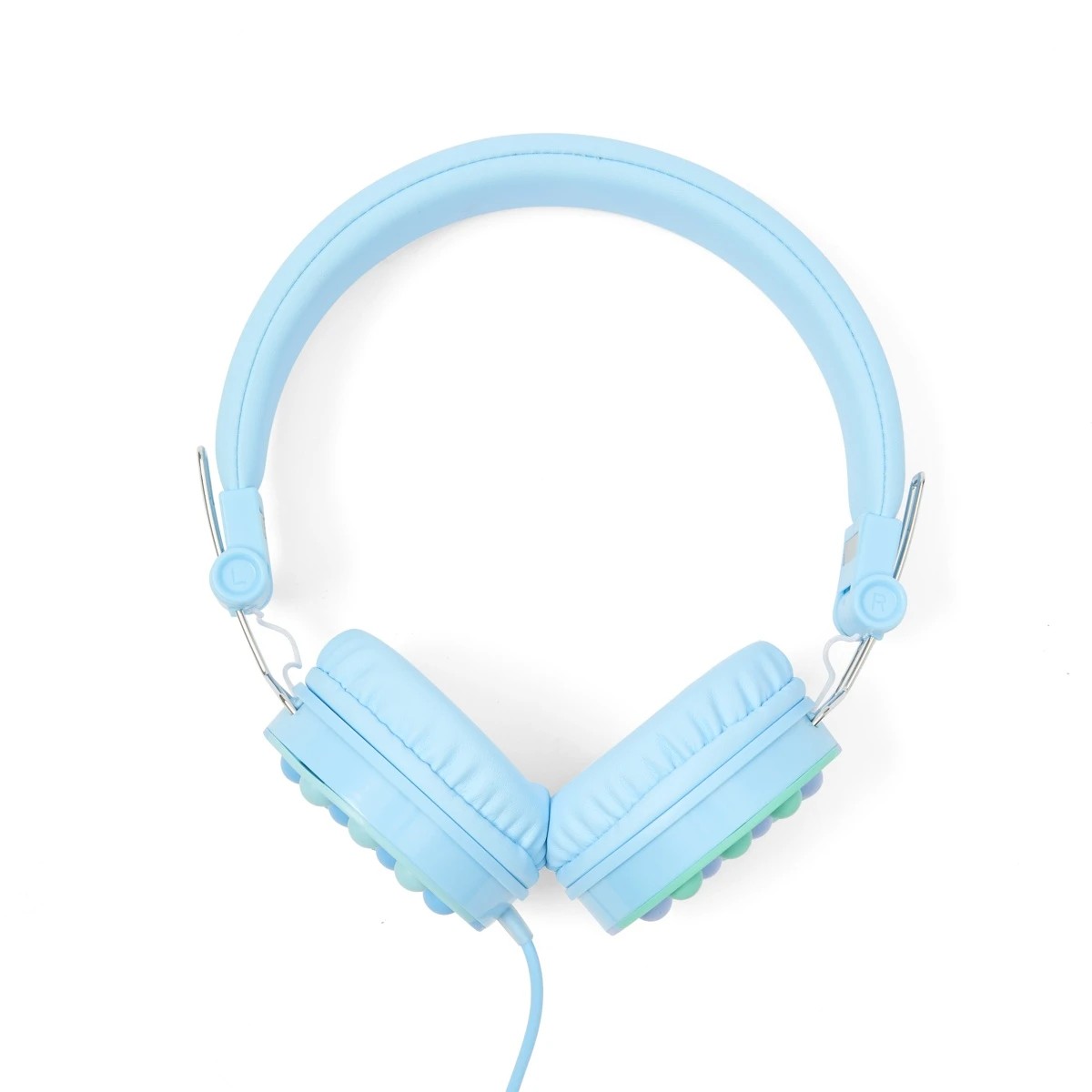 2 Wired Kids Pop-it Headphones - Blue, 2 of 10