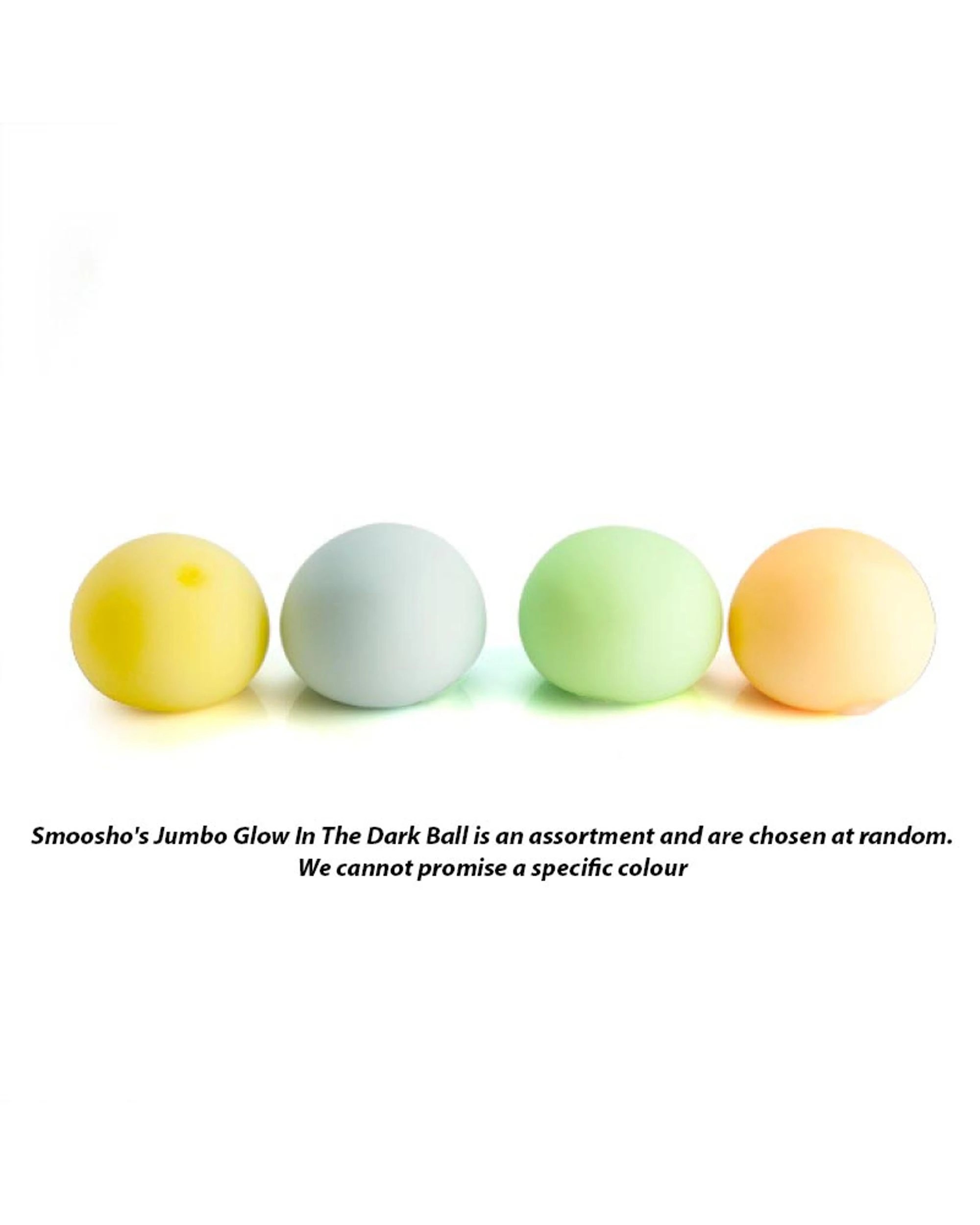 2 Smoosho's Jumbo Glow In The Dark Ball Assorted, 2 of 2