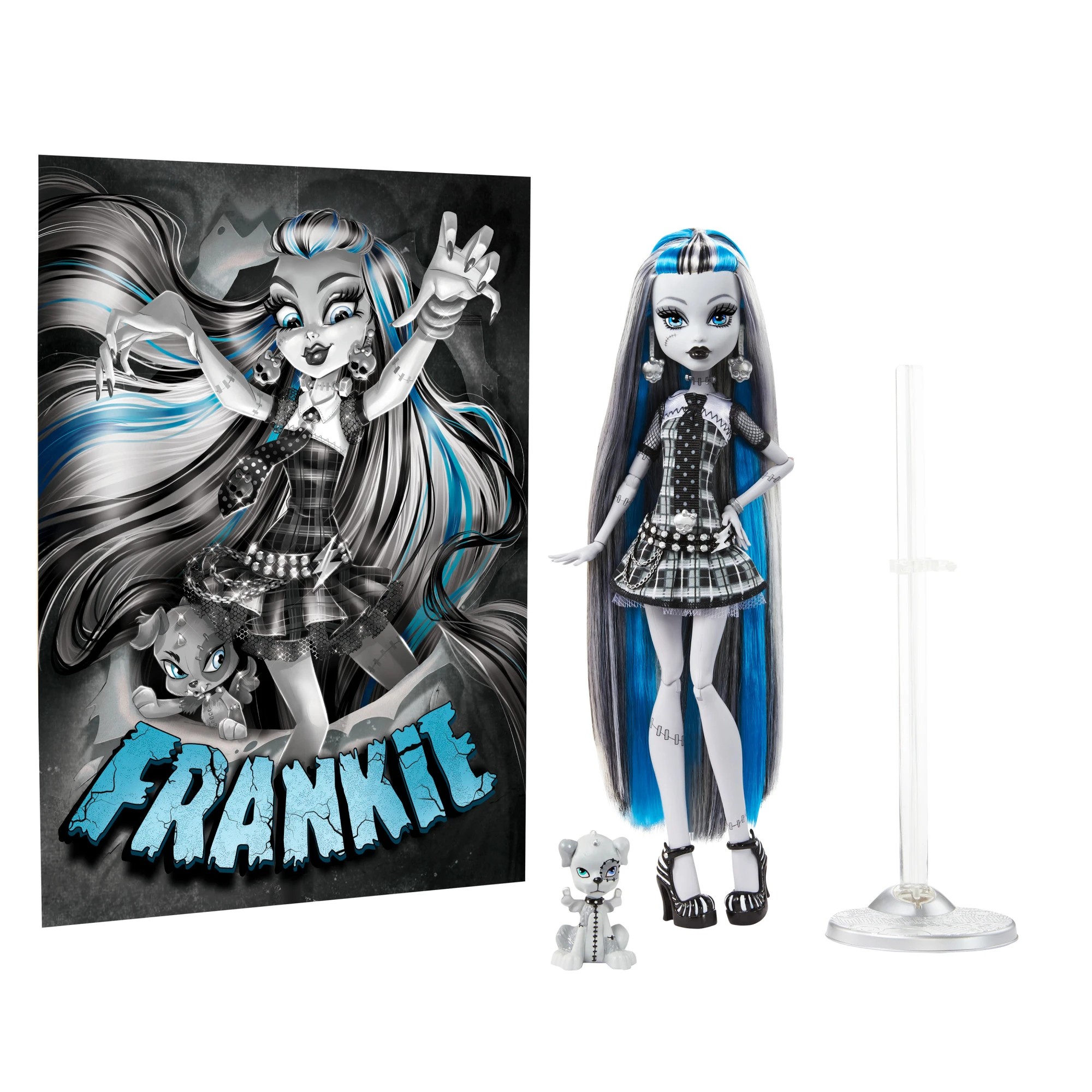 2 Monster High Reel Drama Frankie Stein Collector Doll, 2 of 6
