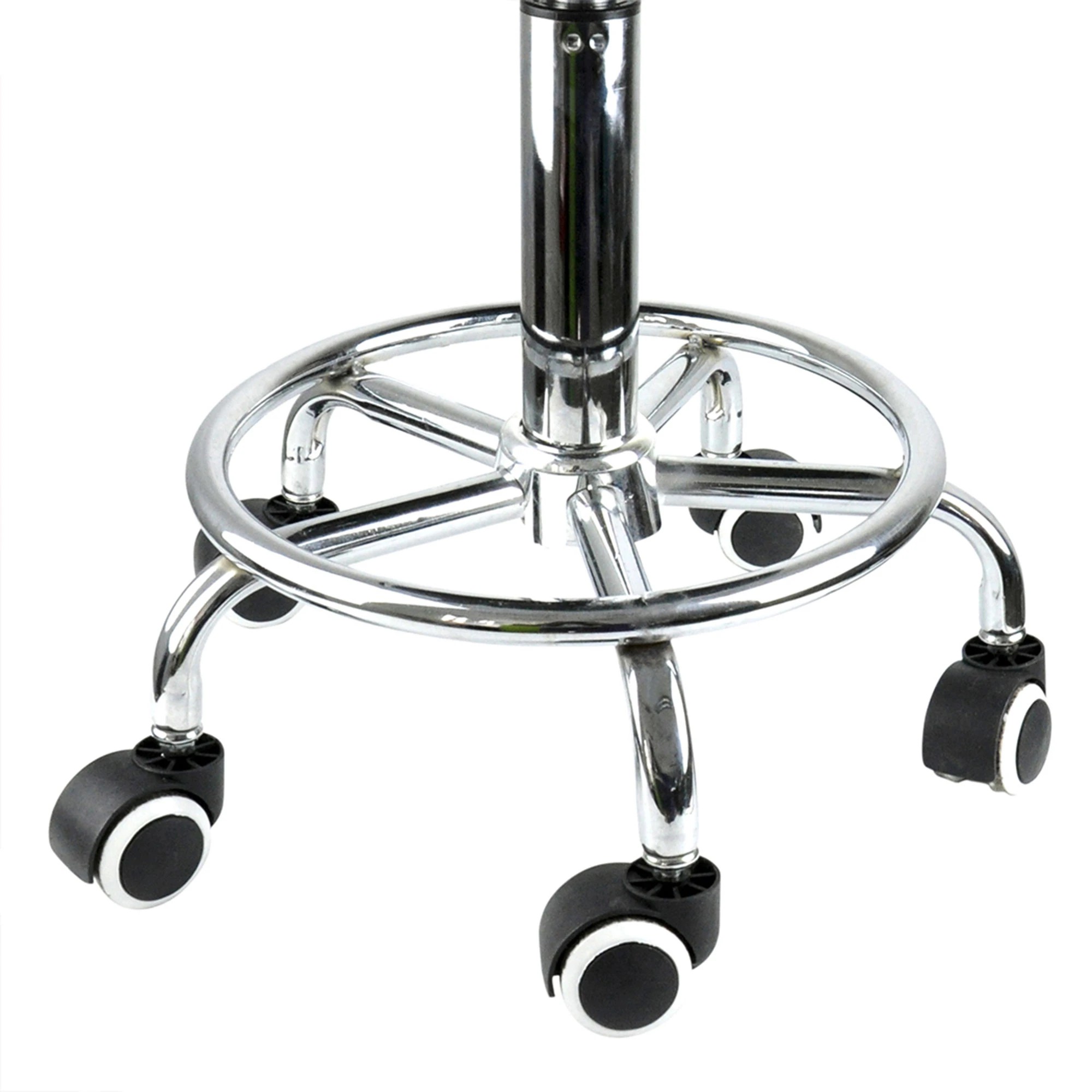 6 Levede 4x Swivel Salon Barstool Hairdressing Stool Barber Chair Equipment Beauty - Black, 6 of 8