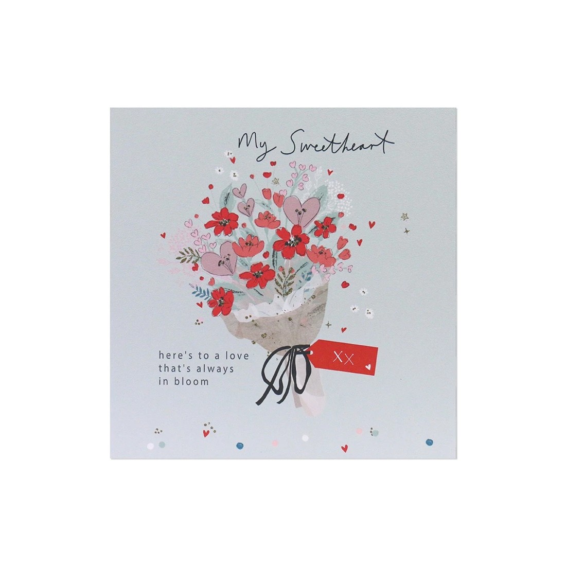 3 Hallmark Valentine's Day Card - My Sweetheart. Here's to a Love That's Always in Bloom, 3 of 3