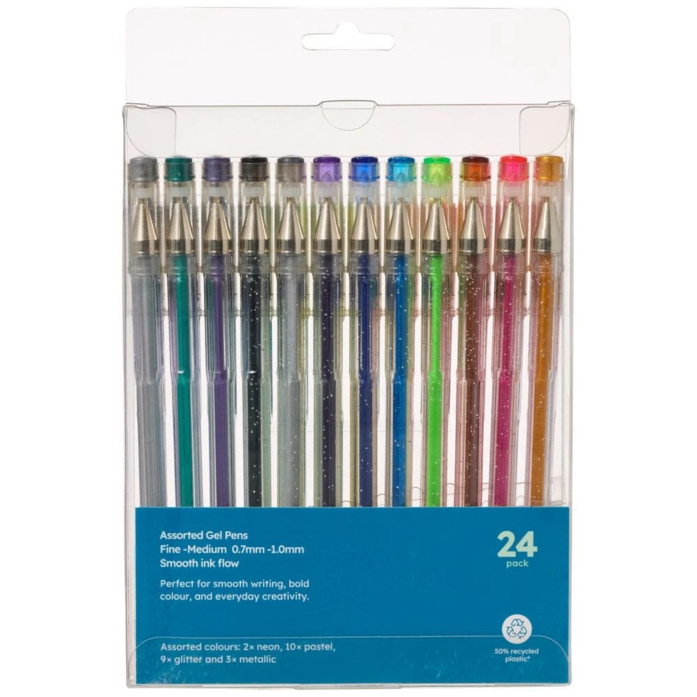 4 Studymate Gel Pen Assorted 24 Pack, 4 of 4
