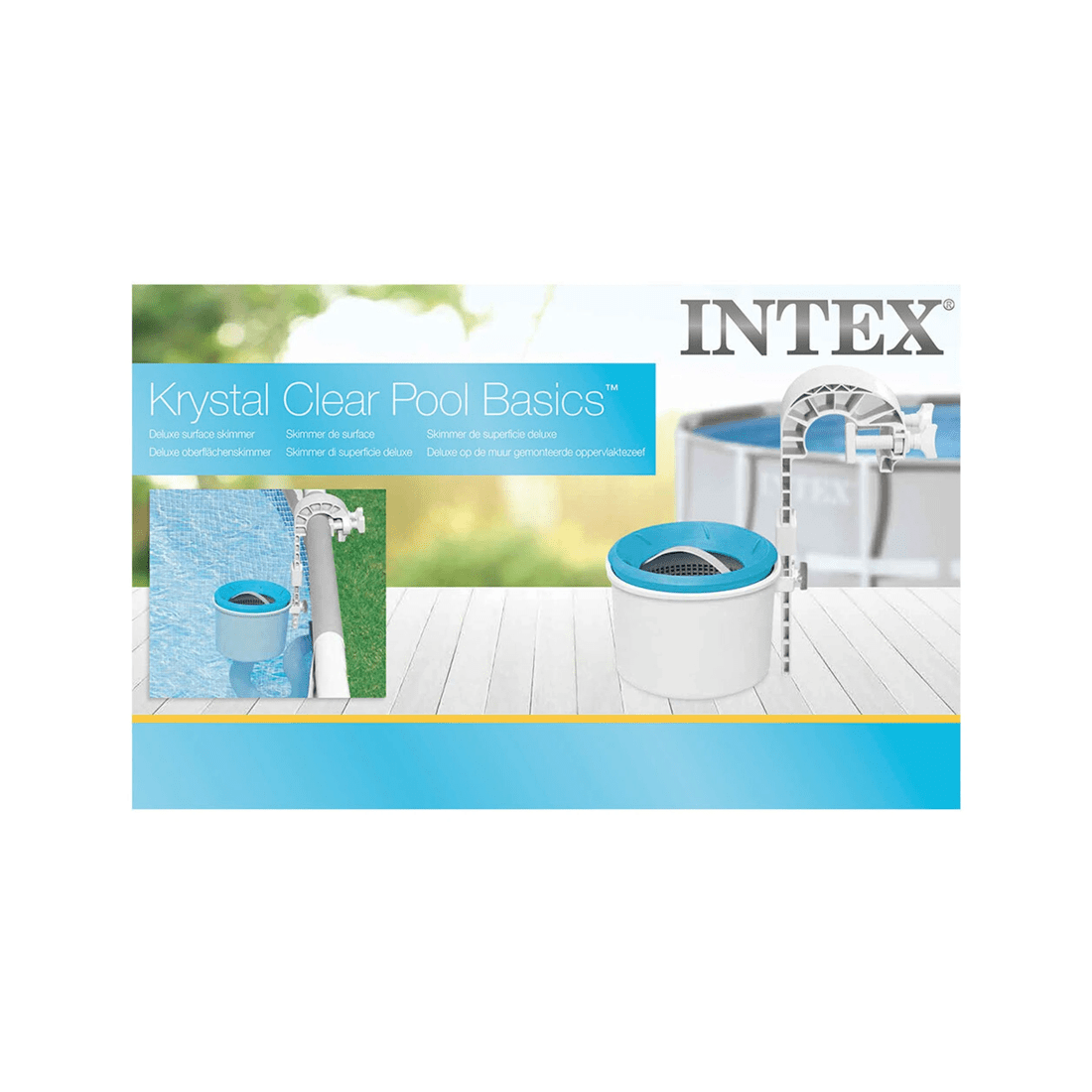 3 INTEX Deluxe Wall Mount Surface Pool Skimmer Polypropylene Strainer Basket - Multi, 3 of 3
