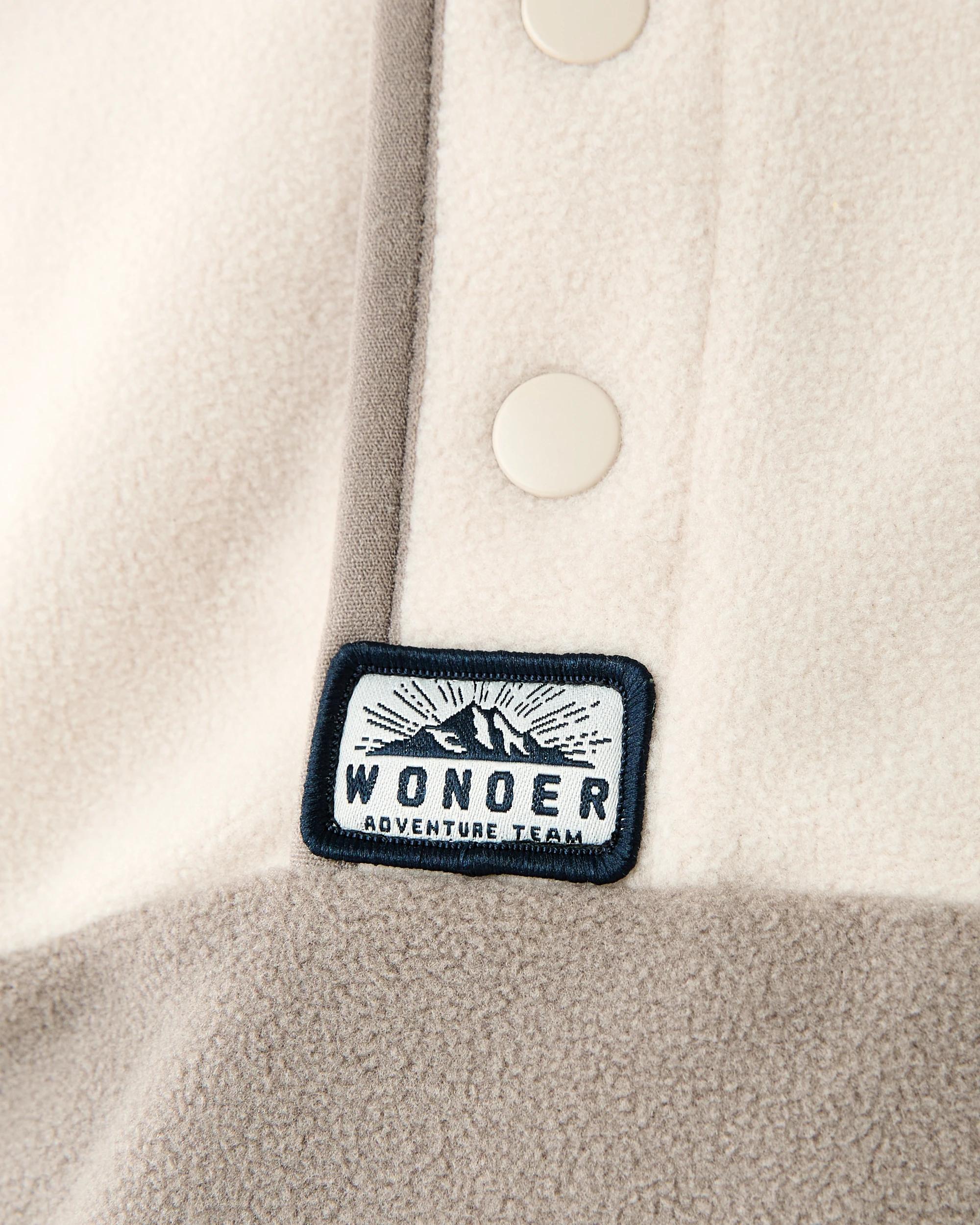 5 Polar Fleece Button Up Sweatshirt Brn Cnder, 5 of 7