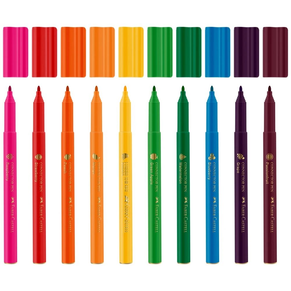 2 Faber-Castell Connector Pens Fruity Scents 10 Pack, 2 of 5