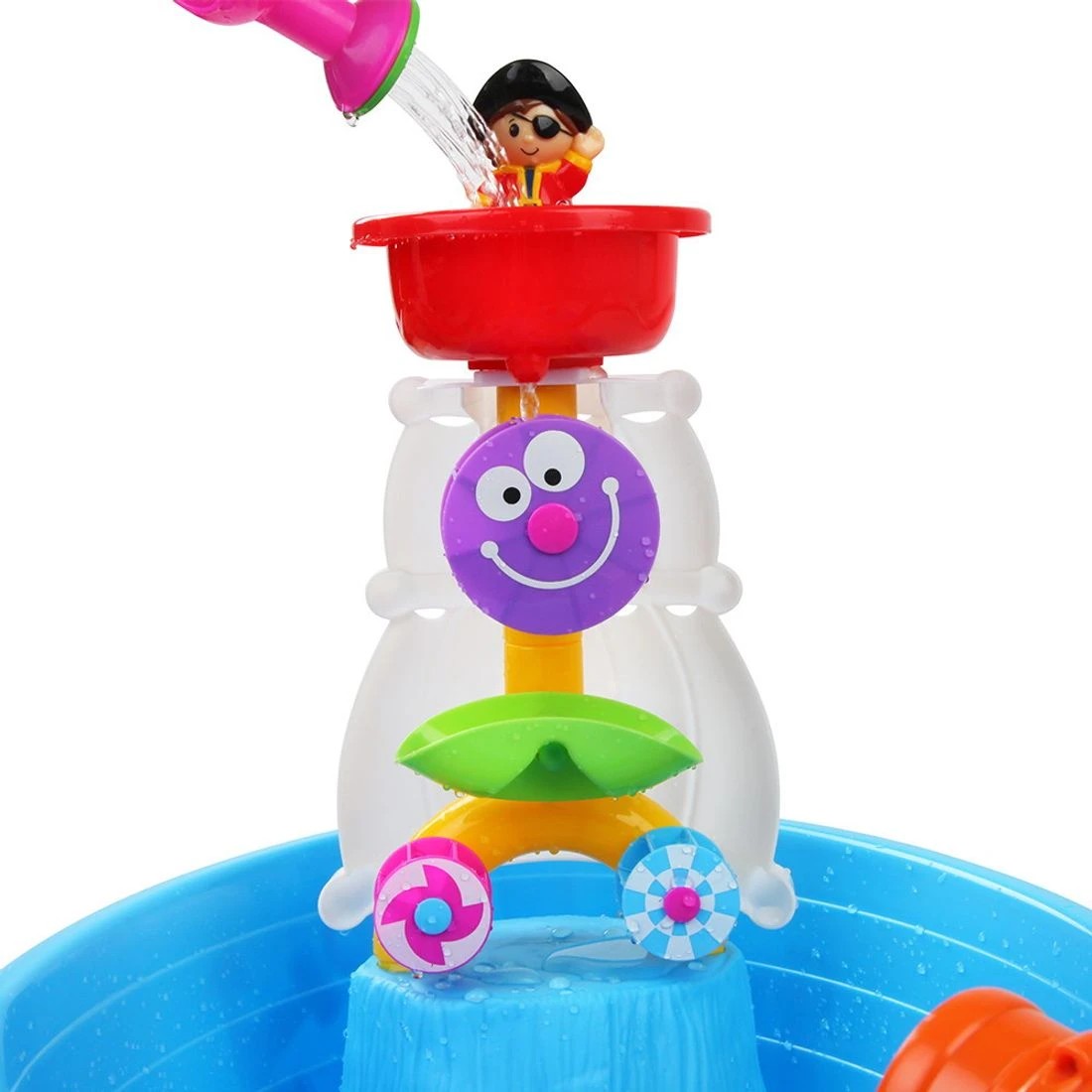 7 Keezi Kids Sandpit Pretend Play Set Sand Water Table Outdoor Beach Toy Children - Multi, 7 of 8