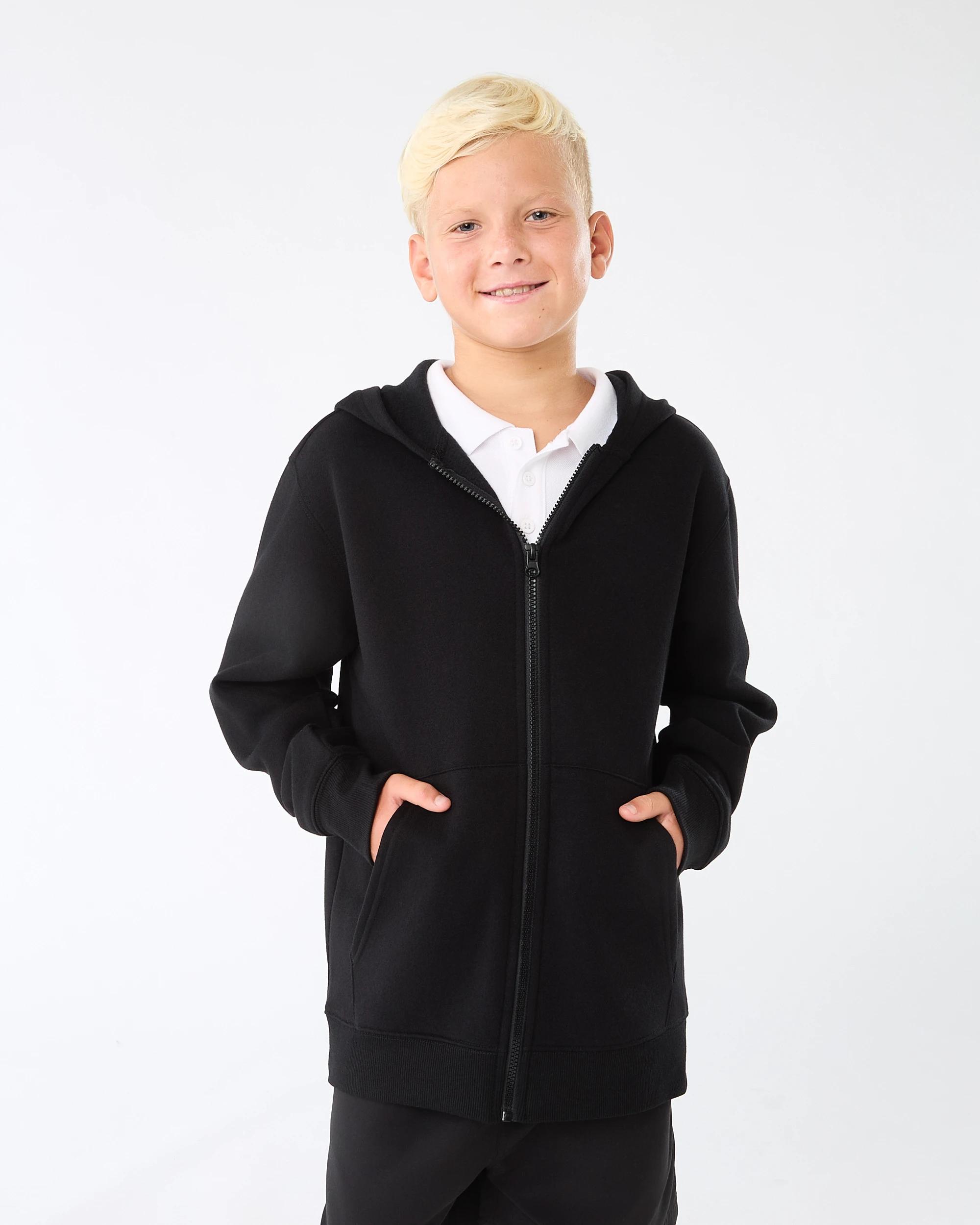 2 Zip Through Hoodie Black, 2 of 7