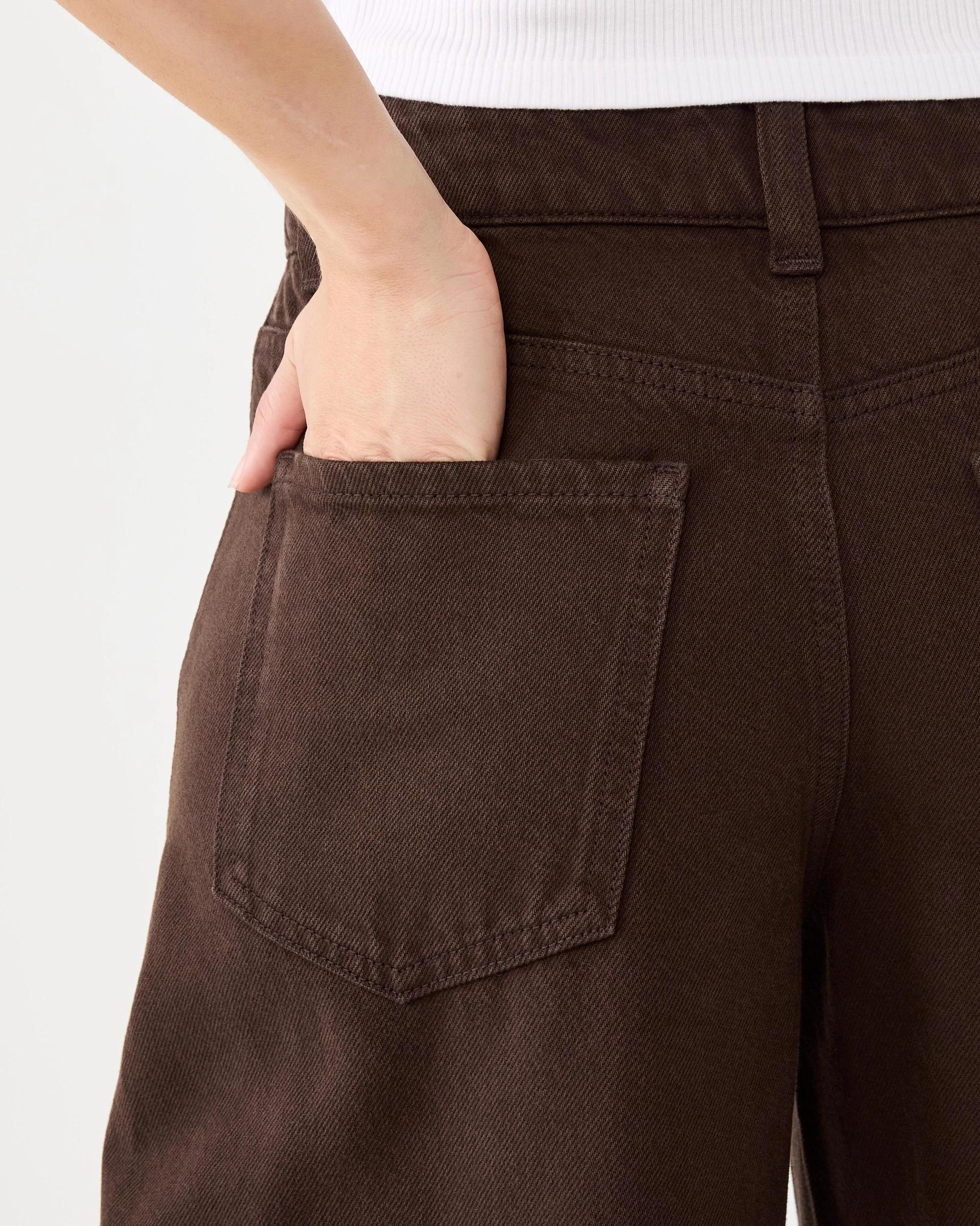 7 Barrel Leg Jeans Melt Brown, 7 of 8