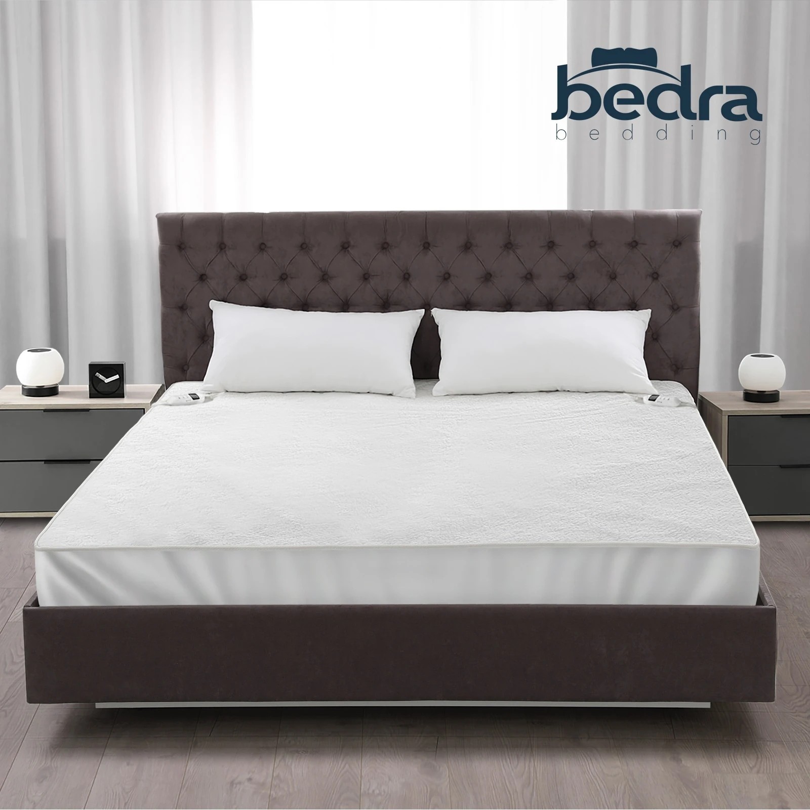 10 Bedra Bedding Electric Blanket Washable Fleece Heated Fully Fitted Winter Pad Queen - Queen Bed - White, 10 of 10