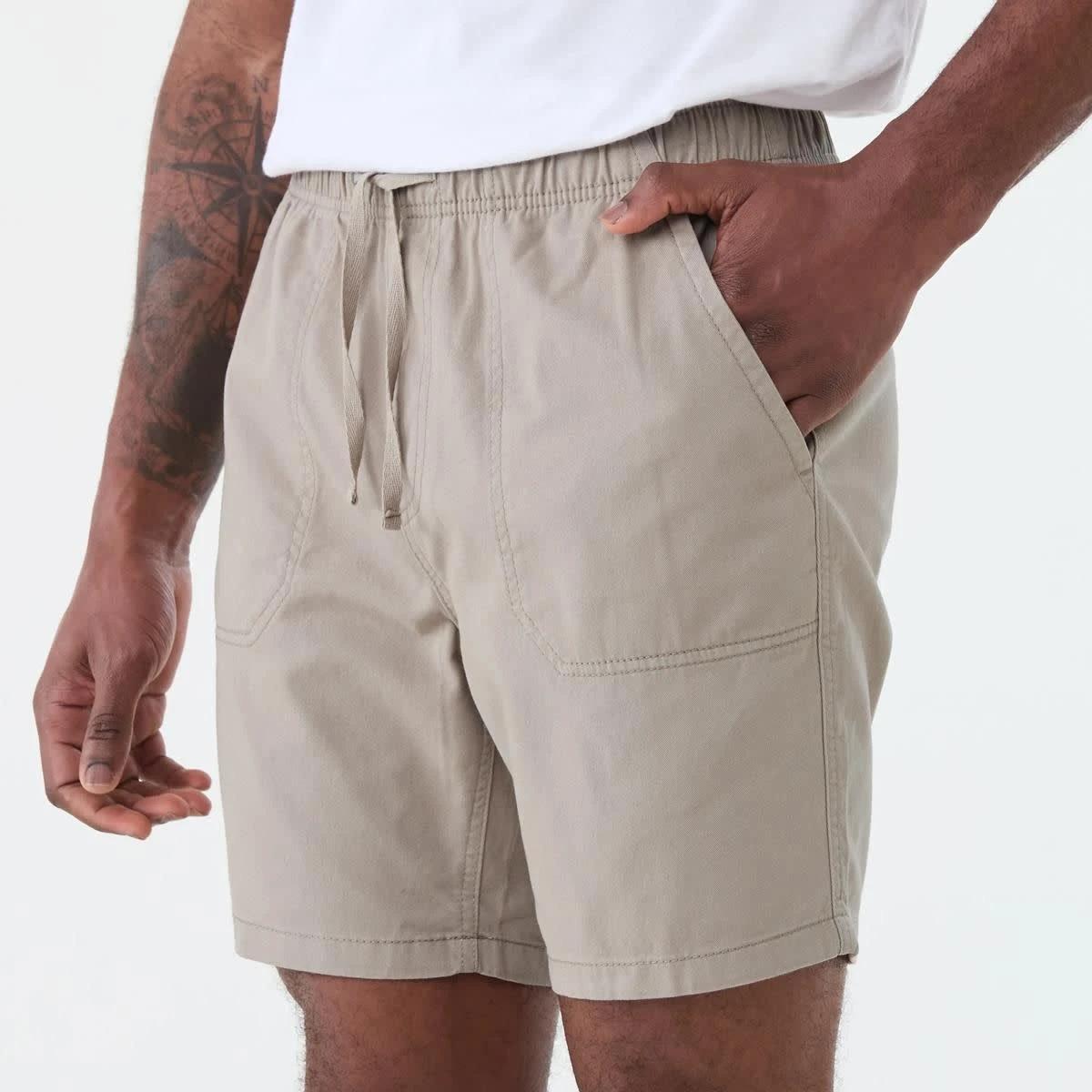 2 Washed Volley Shorts SILVER BEIGE, 2 of 6