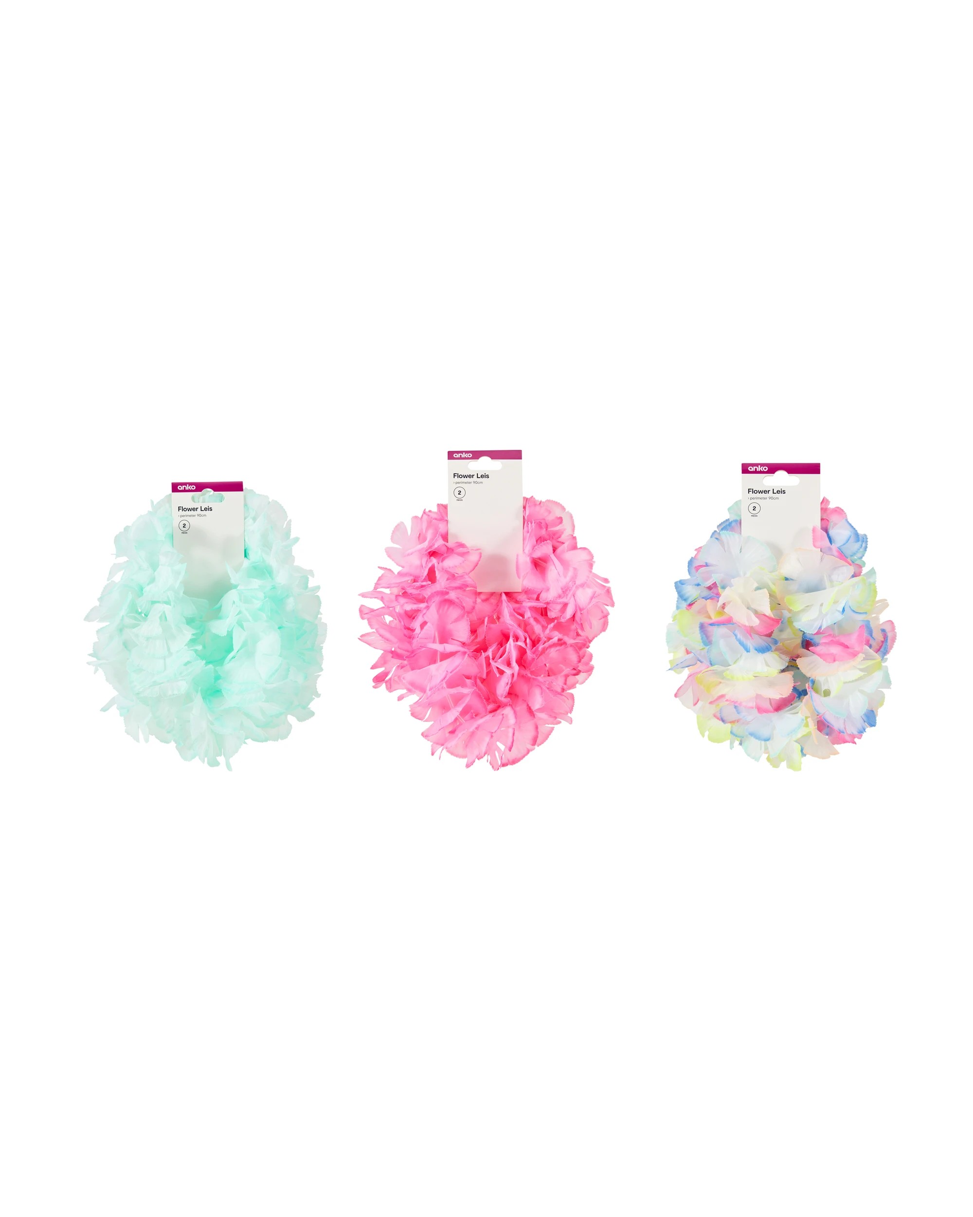 4 2 Piece Flower Leis - Assorted, 4 of 4