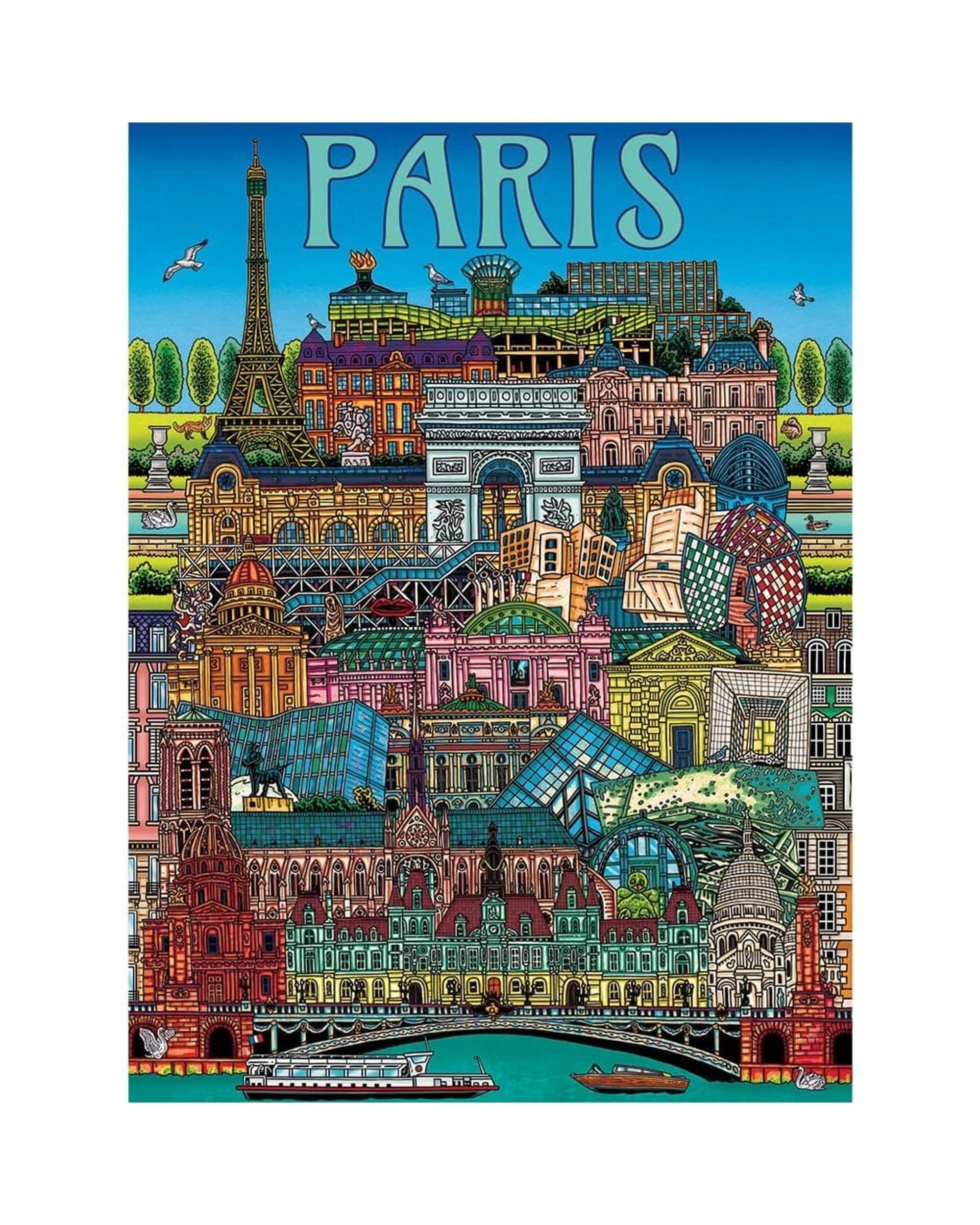 2 Gibsons Paris Cityscape 500 Piece Jigsaw Puzzle, 2 of 5
