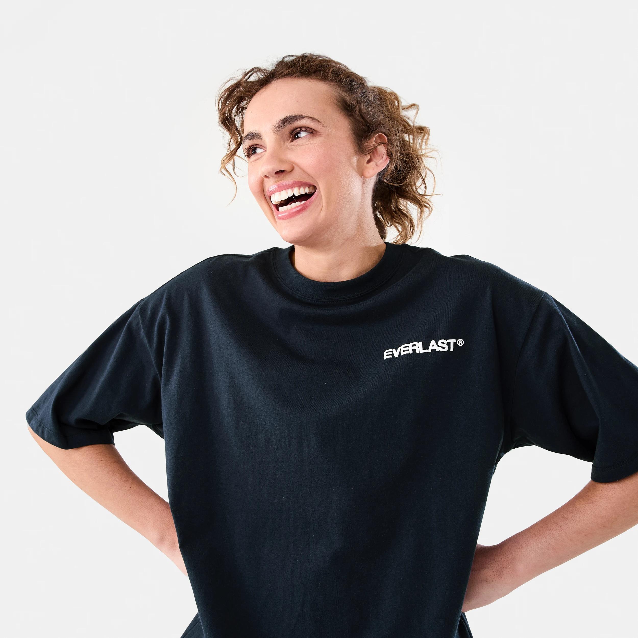 5 Everlast Womens Collegiate Boyfriend T-shirt EVERLAST MIDNIGHT BLUE, 5 of 7