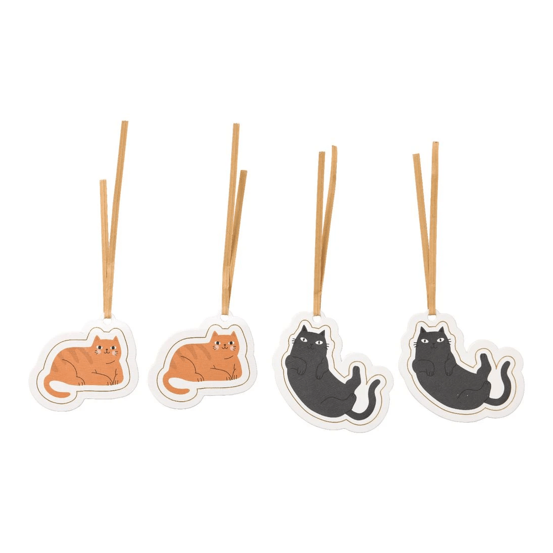 2 Otto Gift Tags Cats 4 Pack, 2 of 2
