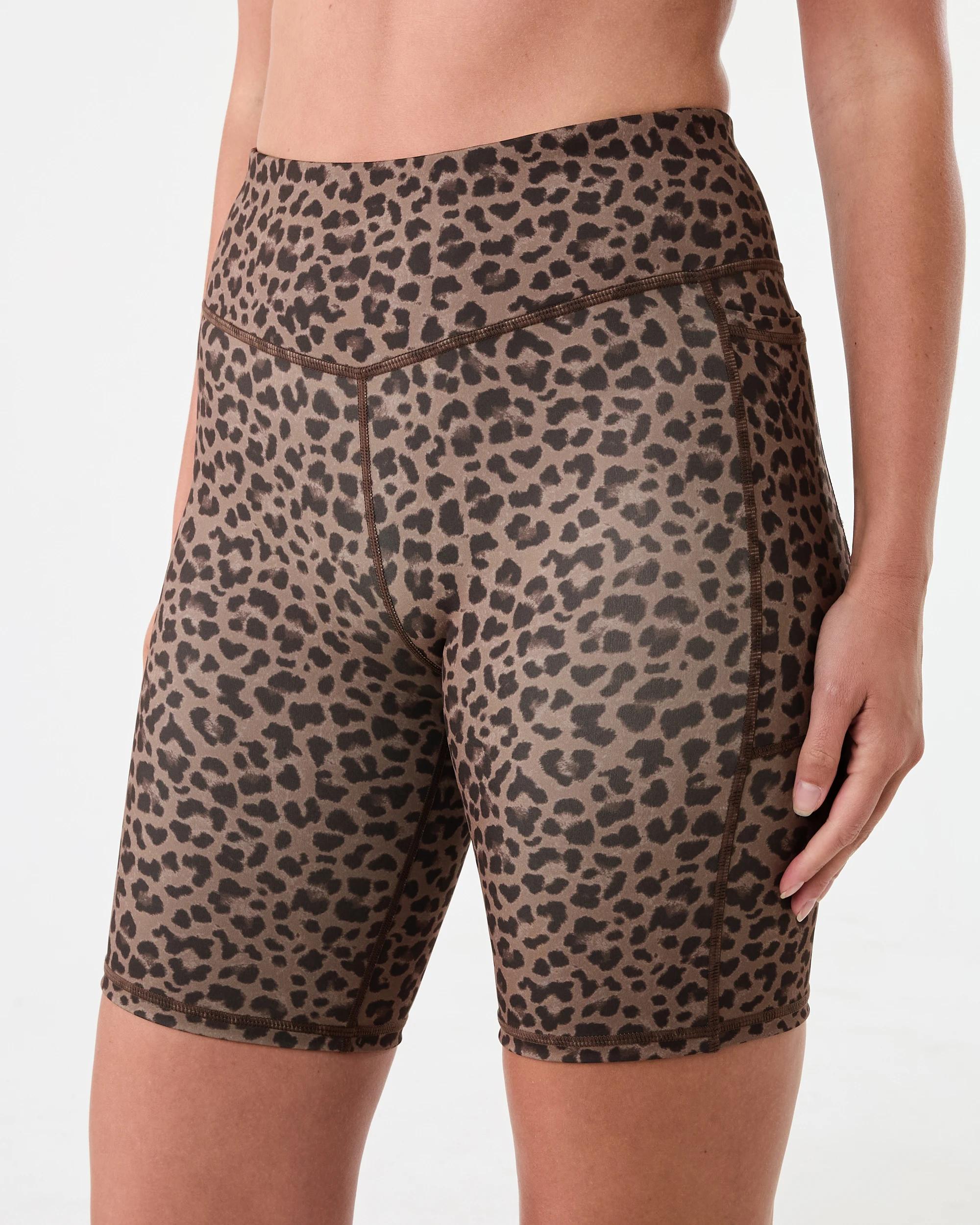 2 Active Womens Recycled Bike Shorts Brn Lpd, 2 of 6