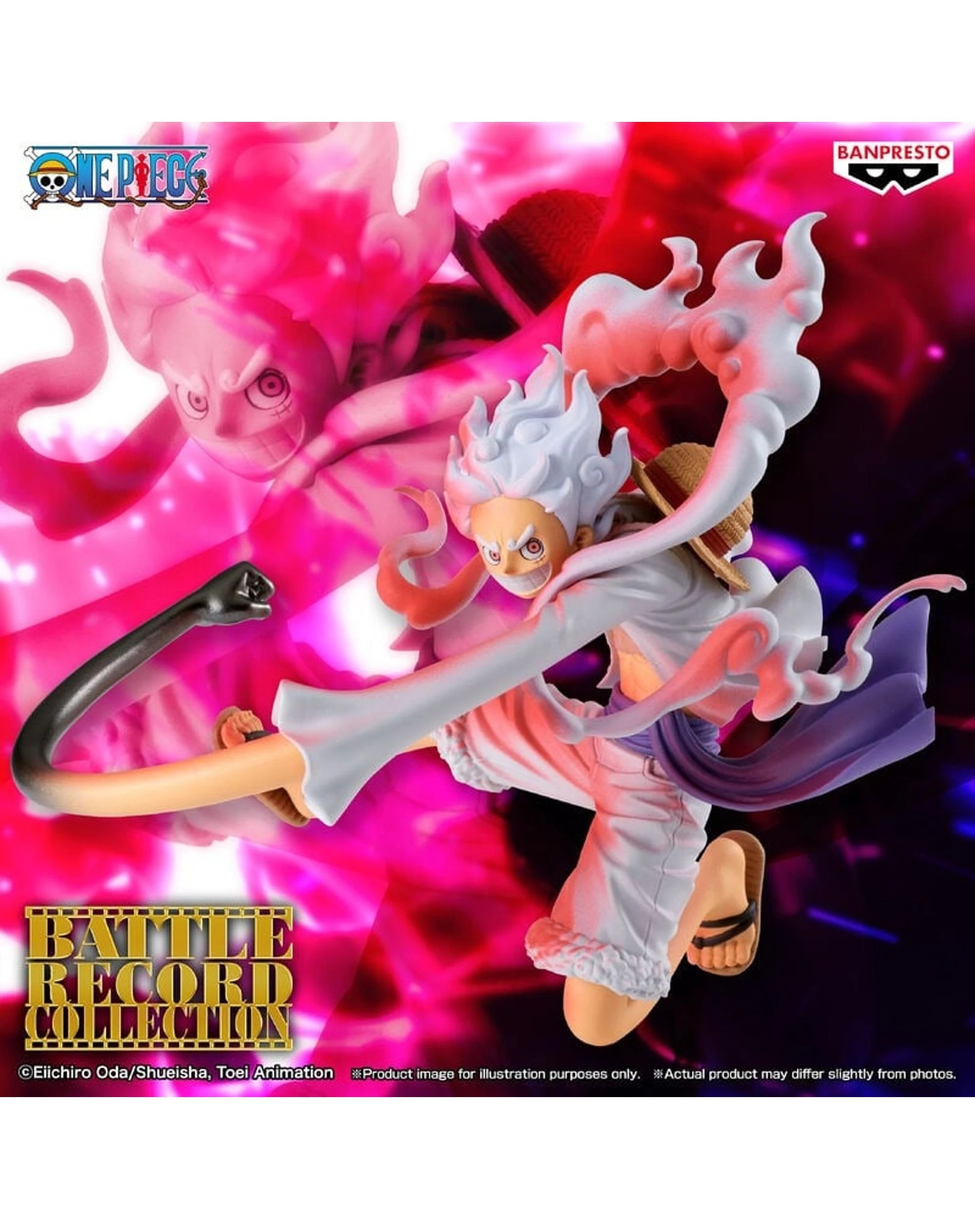 6 Banpresto One Piece Battle Record Collection Monkey D. Luffy - Gear 5 Special Version -  Figure, 6 of 6