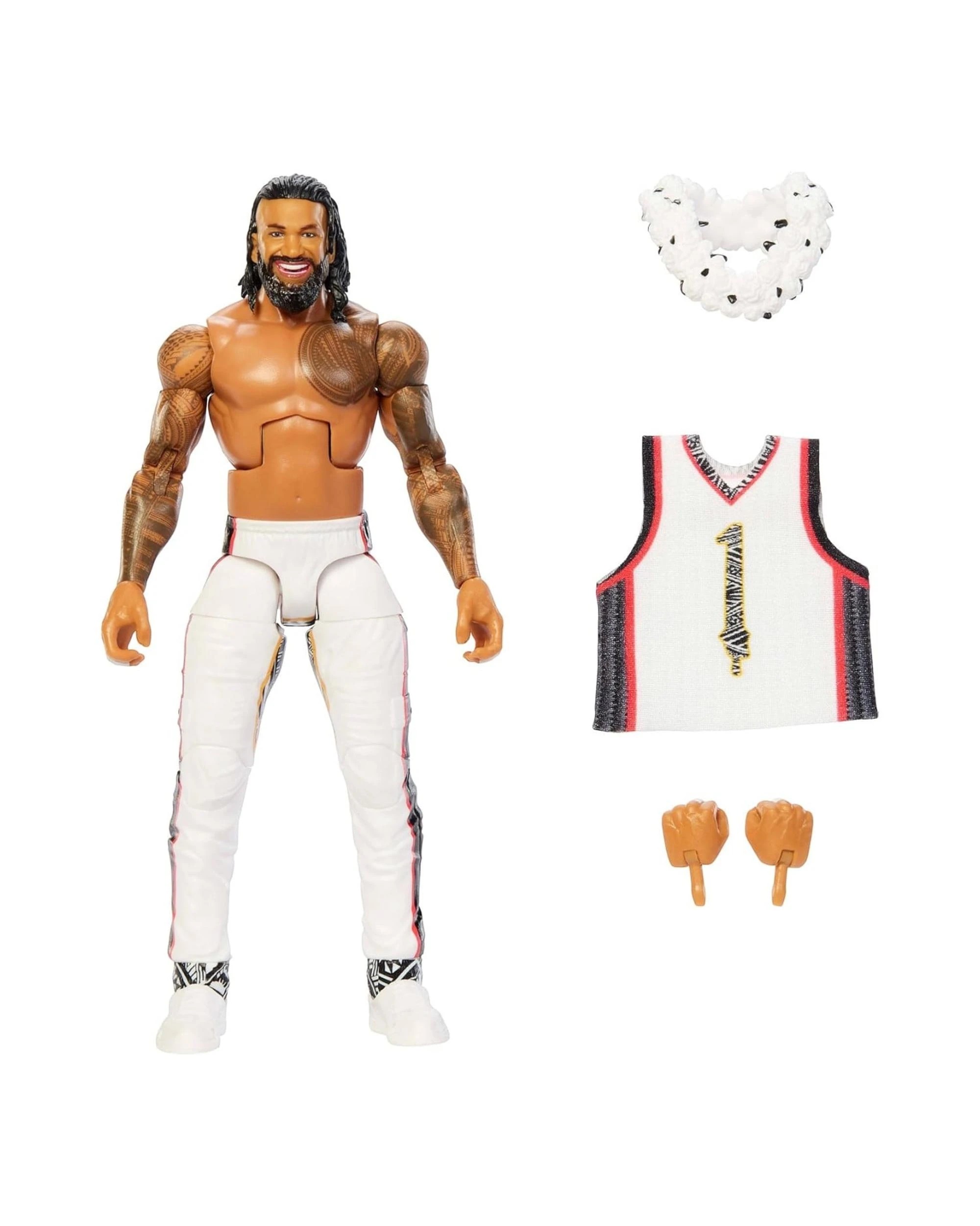 2 WWE Elite Collection Series 126 Jimmy Uso Action Figure, 2 of 7