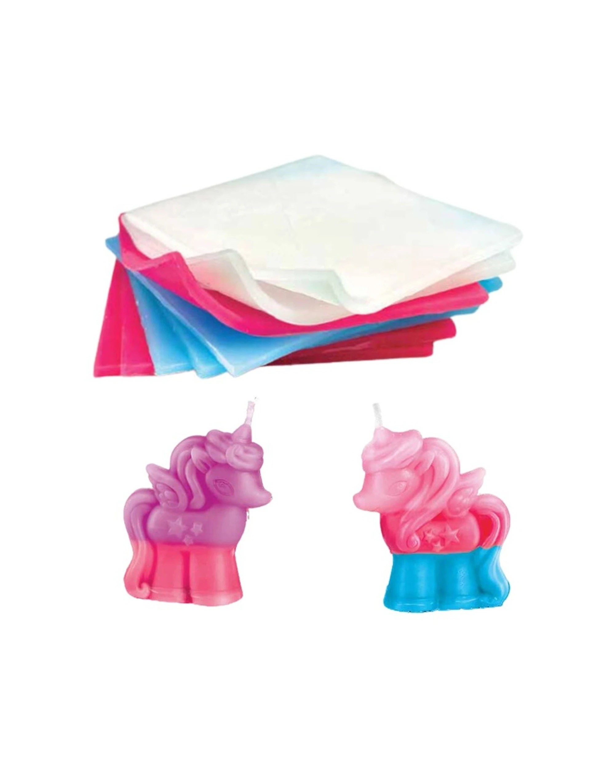 2 4M KidzMaker 3D Unicorn Candle Making Craft Kit STEM Toy Kids Children, 2 of 2