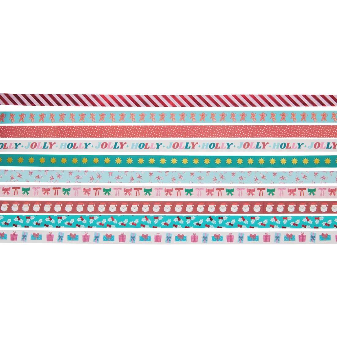 3 10 Pack Christmas Craft Washi Tape, 3 of 3