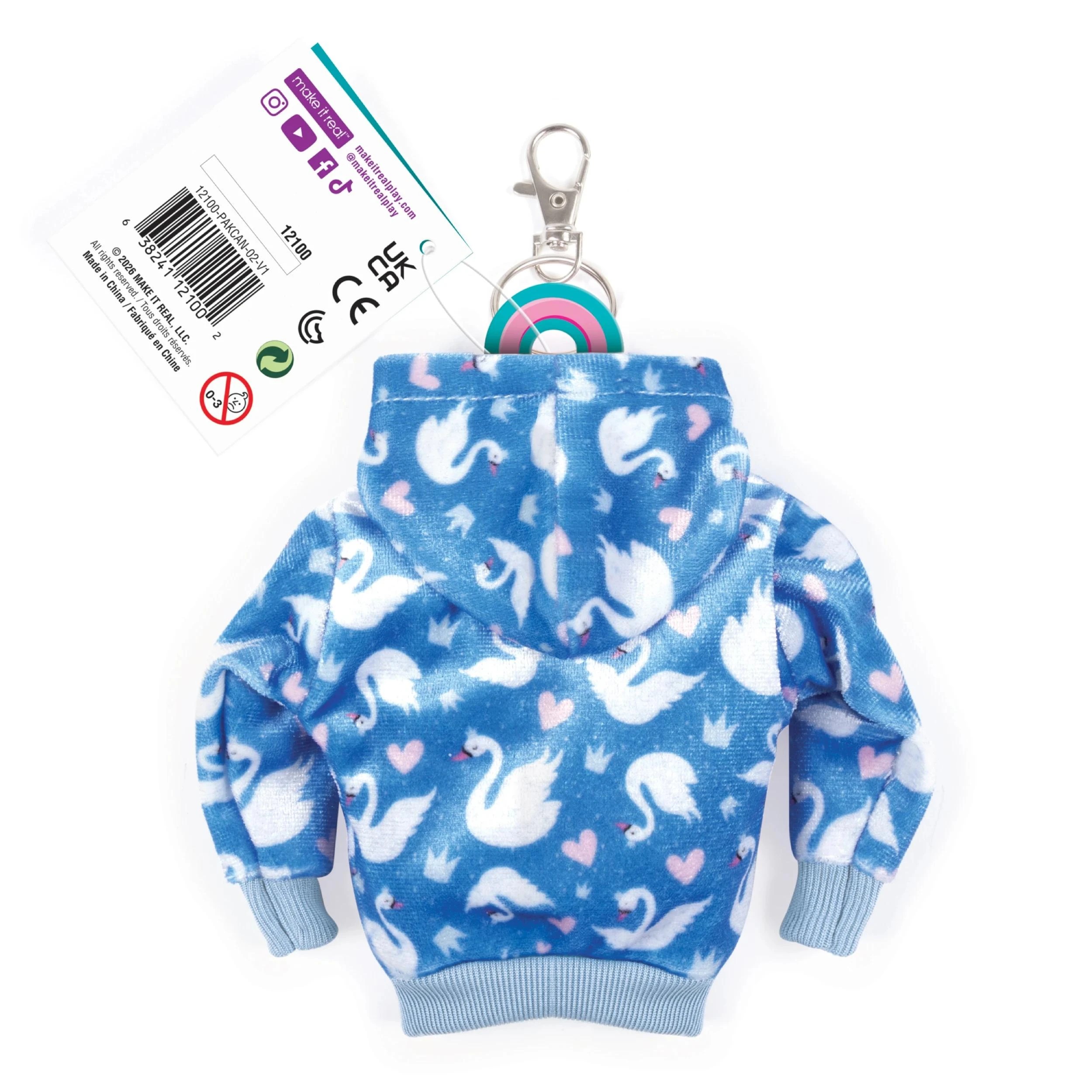 6 Make It Real Mini Hoodies With Stationery - Assorted - Multi, 6 of 8