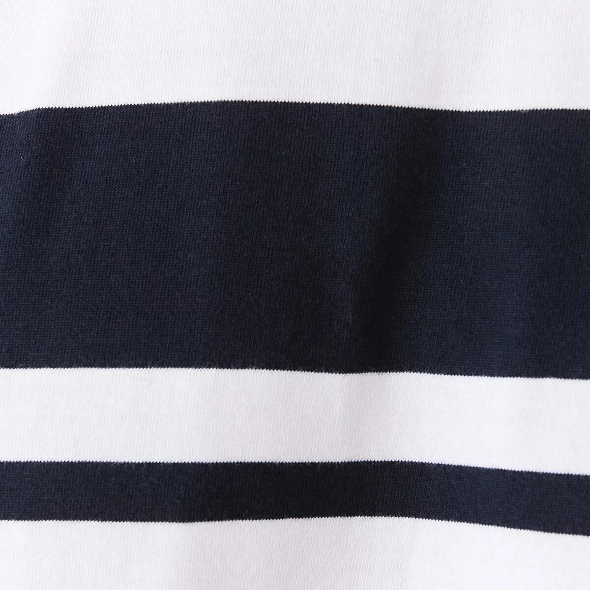 6 Oversized Striped T-Shirt Nvy Strp, 6 of 6