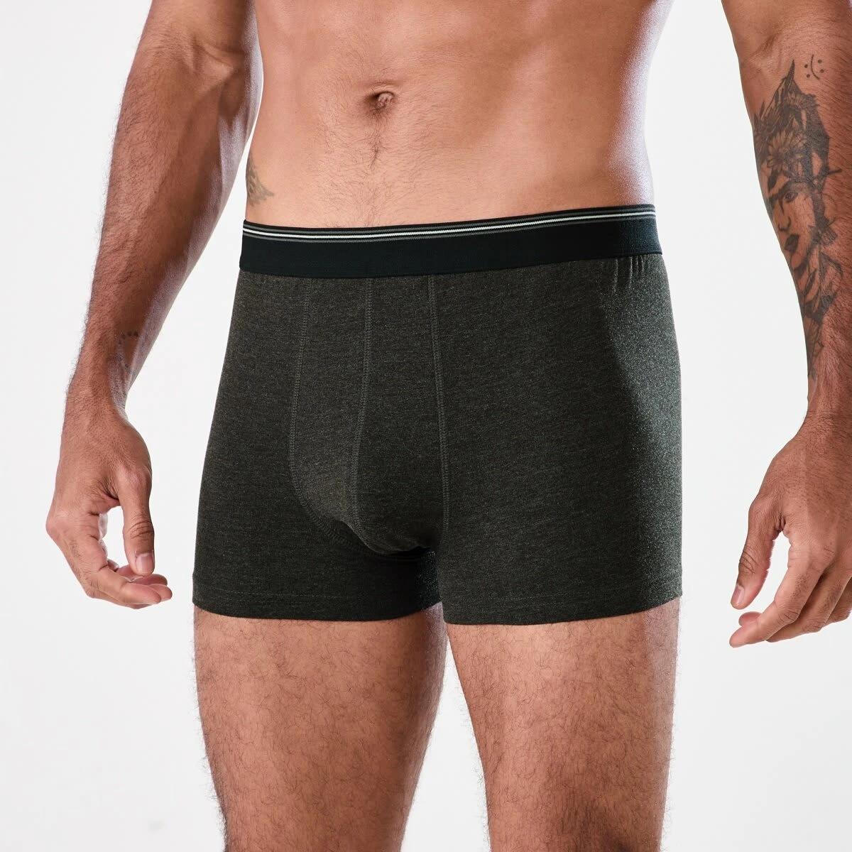 4 2 Pack Plain Trunks CHARCOAL, RED, 4 of 6