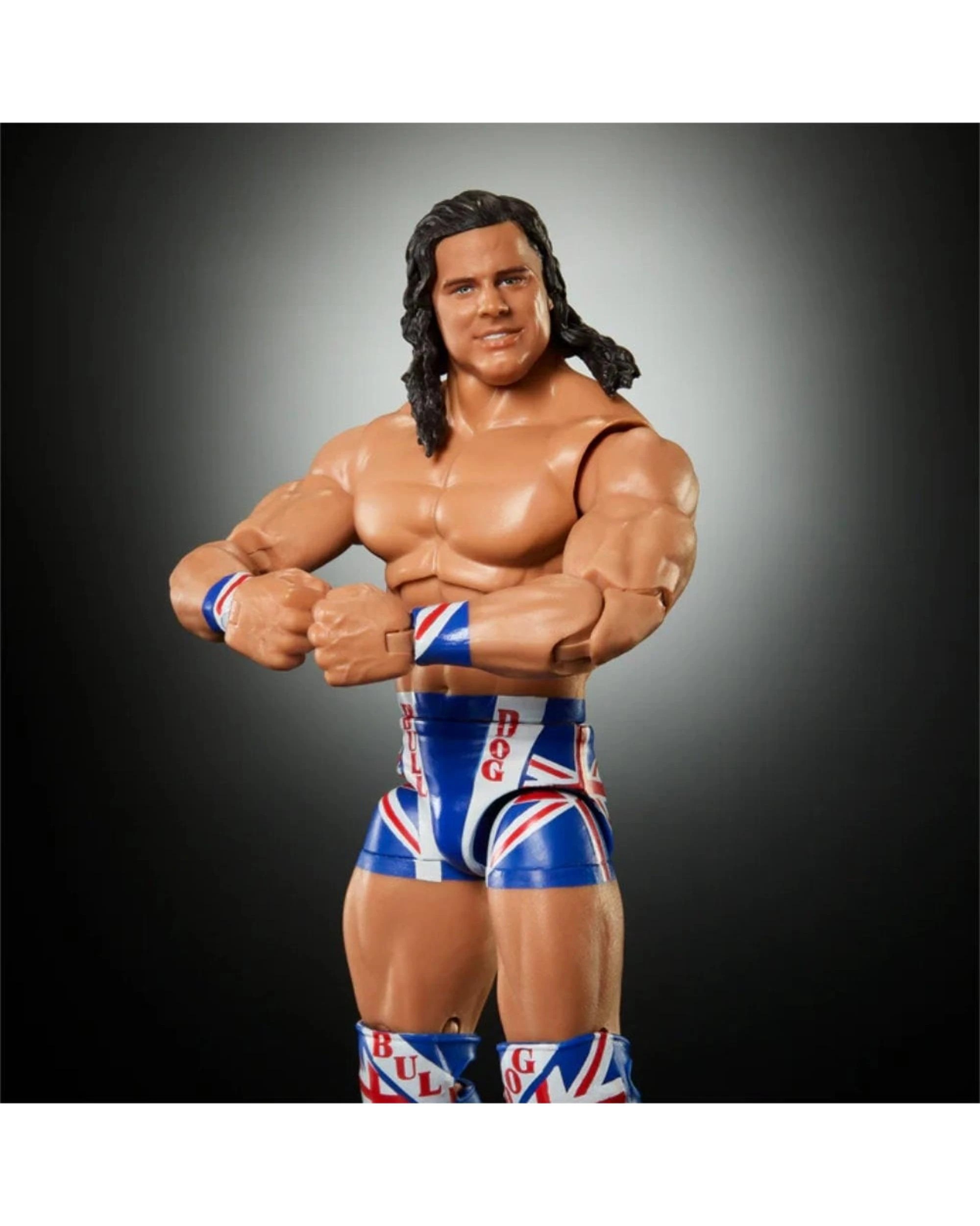 5 WWE Elite Legends Collection Series 29 British Bulldog Action Figure, 5 of 7
