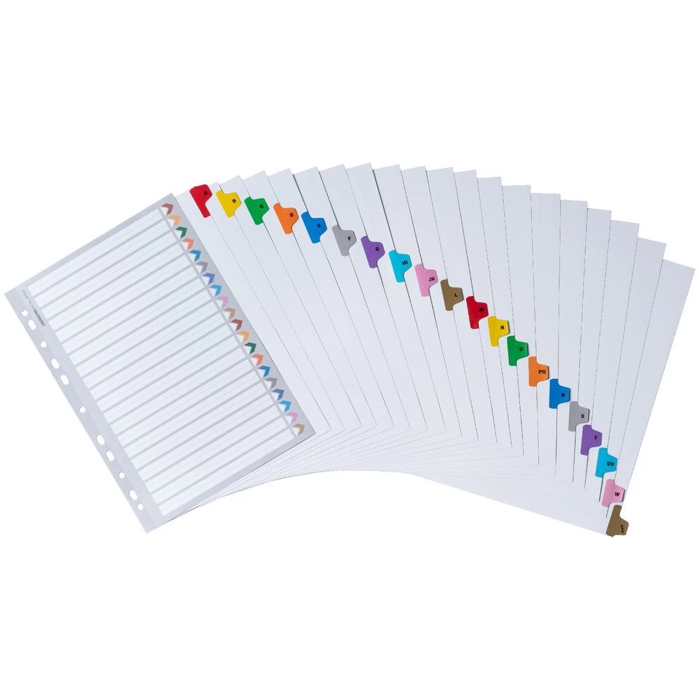 3 J.Burrows A4 A-Z Tab Dividers Paper 20 Tabs, 3 of 3