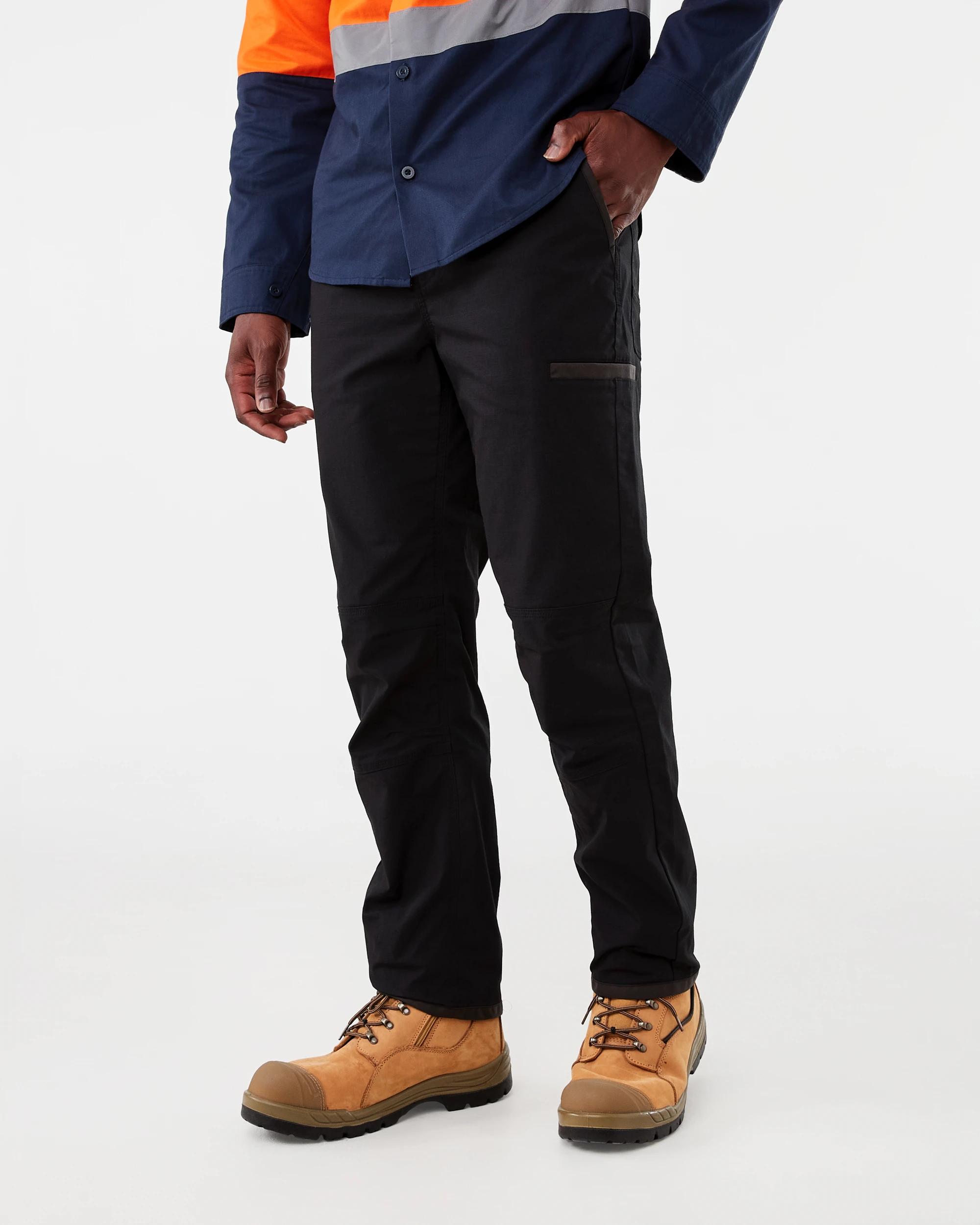 2 Workwear Ripstop Stretch Pants Black, 2 of 9