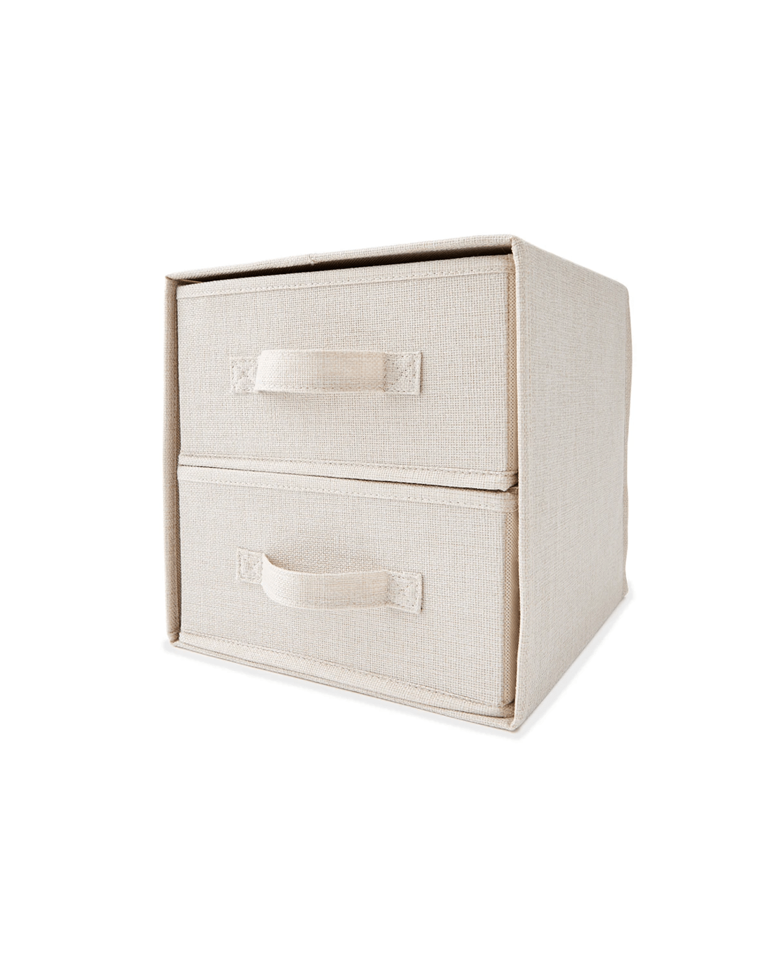 5 Linen Look Drawer Set - Beige, 5 of 9