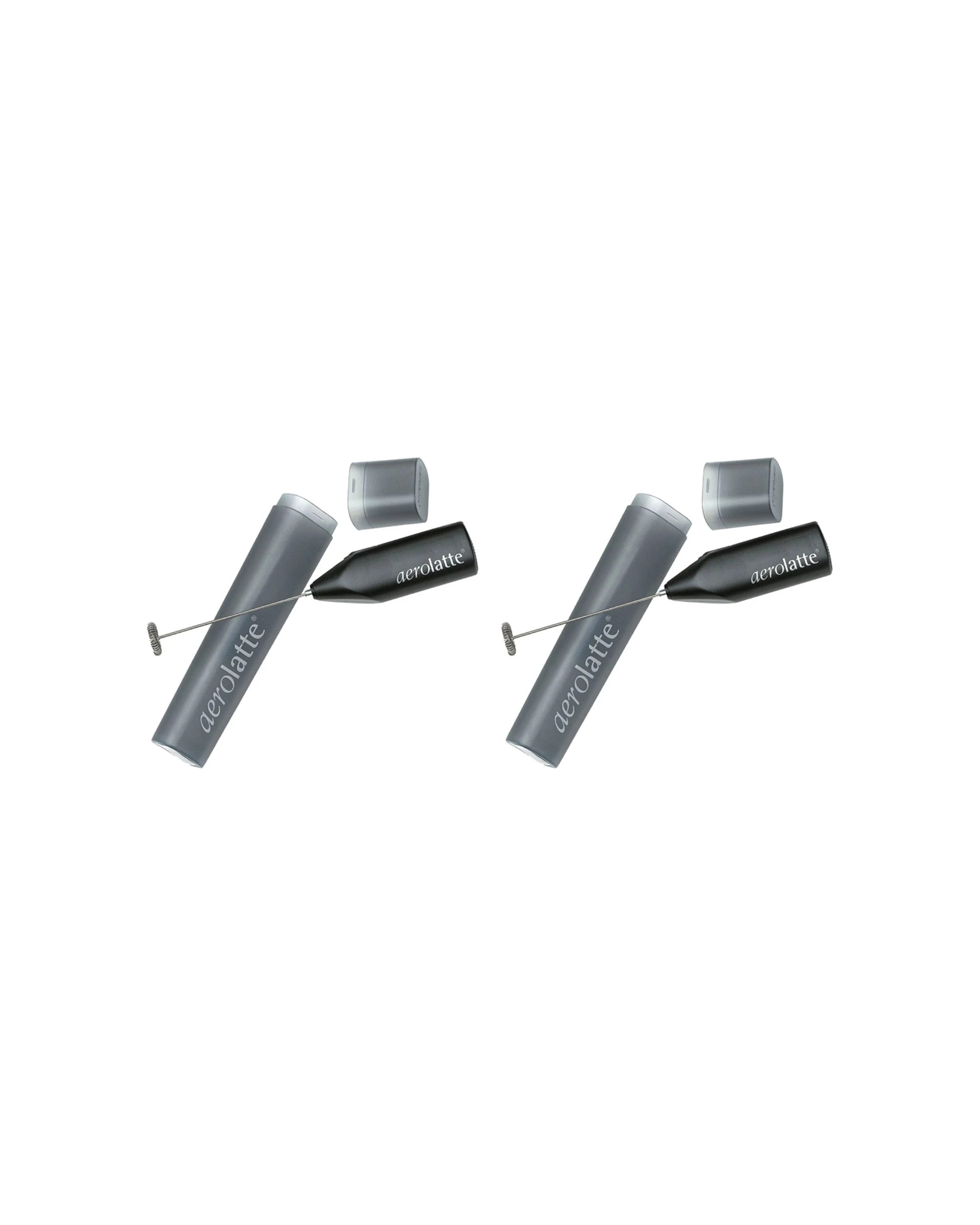 1 Aerolatte 2PK Handheld To Go Portable Electric Cold Milk Frother - Black, 1 of 4