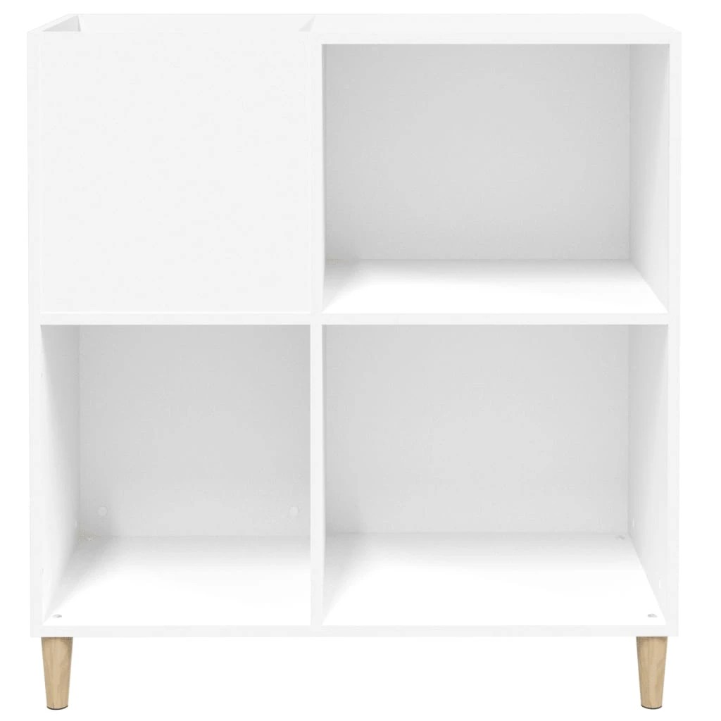 5 vidaXL Record Cabinet with Ample Storage Ample Storage - White, 5 of 10