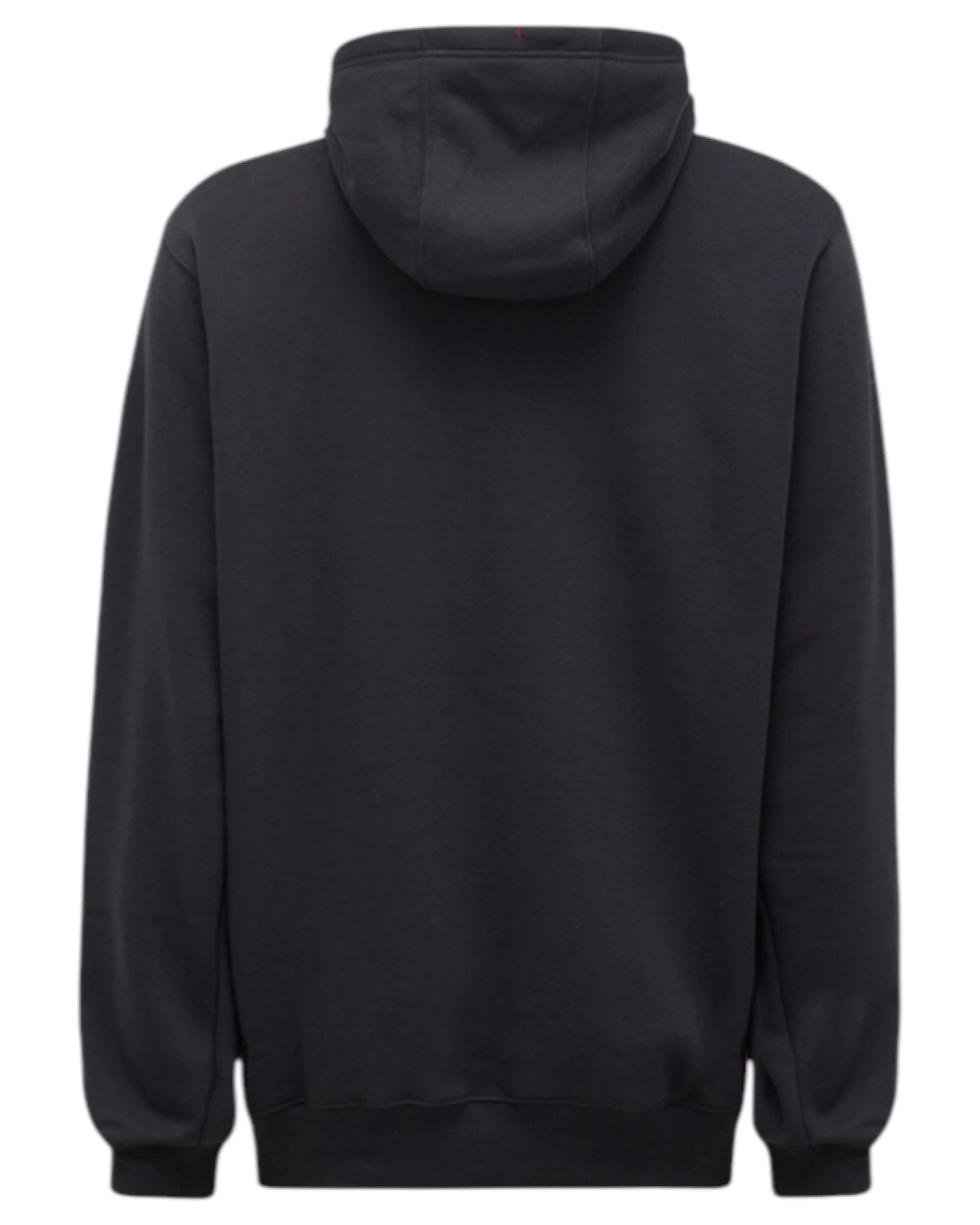 4 Hard Yakka Mens Brushed Fleece Hoodie Jumper Charcoal CHARCOAL, 4 of 10