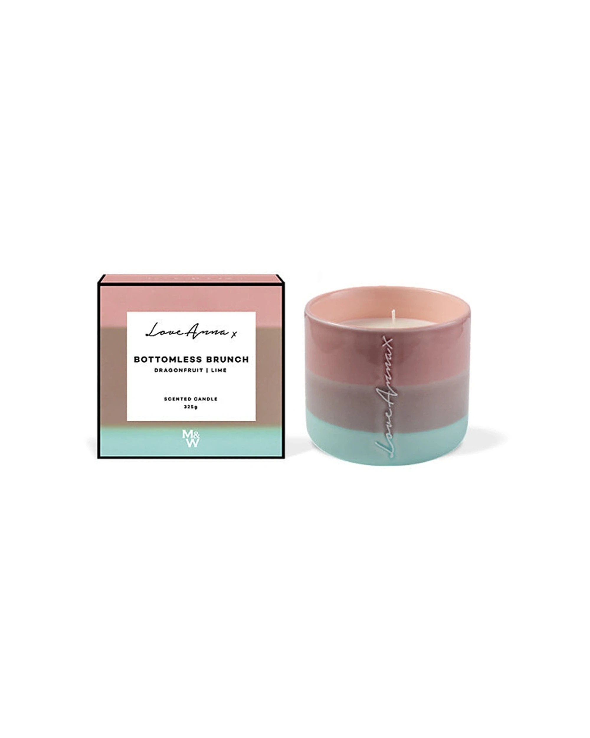 1 Love Anna x Chapters Bottomless Brunch Scented Candle Dragonfruit And Lime - Pink, 1 of 2