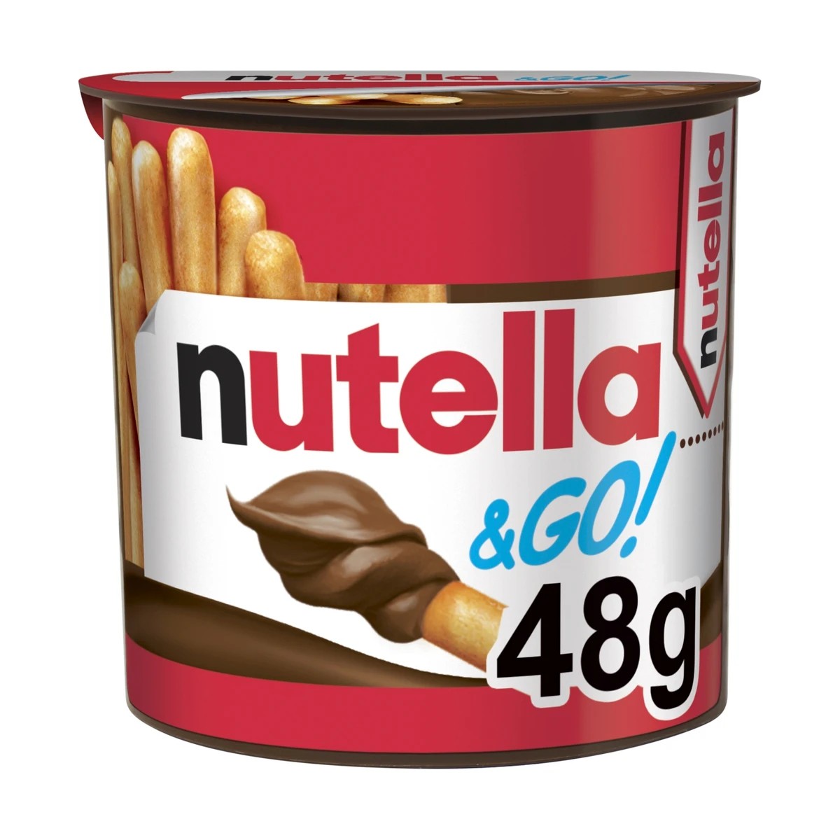 1 Nutella & Go Hazelnut Chocolate Spread with Breadsticks 48g, 1 of 9